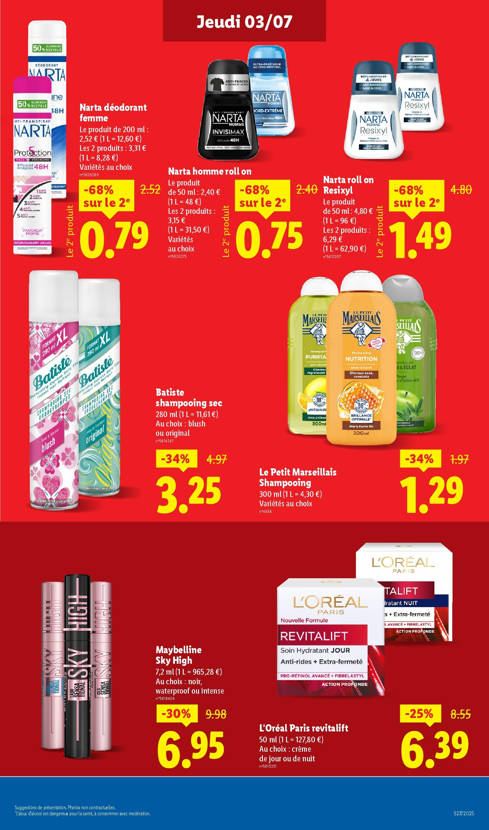 Catalogue LIDL du 02/07/2025 | Promo prospectus en ligne | Page: 13 | Produits: Crème de jour, Miel, Déodorant, Crème Catalogue LIDL du 02/07/2025 | Promo prospectus en ligne | Page: 13 | Produits: Crème de jour, Miel, Déodorant, Crème