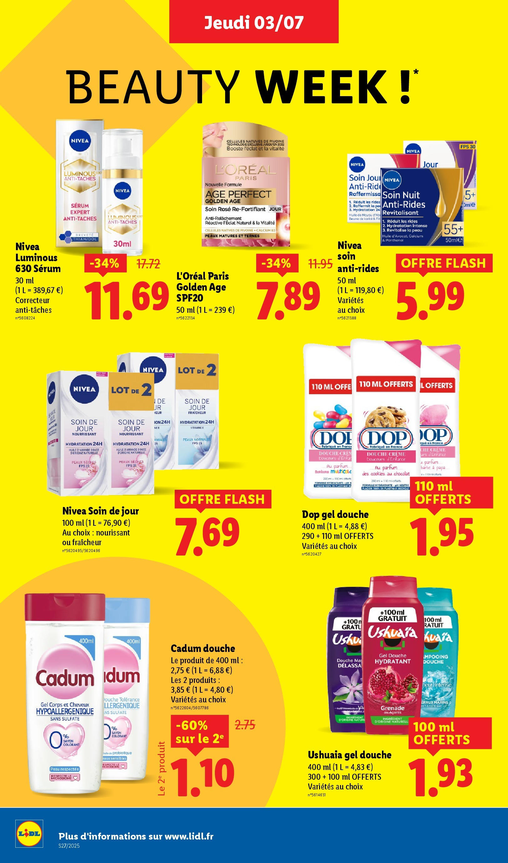 Catalogue LIDL du 02/07/2025 | Promo prospectus en ligne | Page: 20 | Produits: Serum, Cookies, Chocolat, Crème Catalogue LIDL du 02/07/2025 | Promo prospectus en ligne | Page: 20 | Produits: Serum, Cookies, Chocolat, Crème