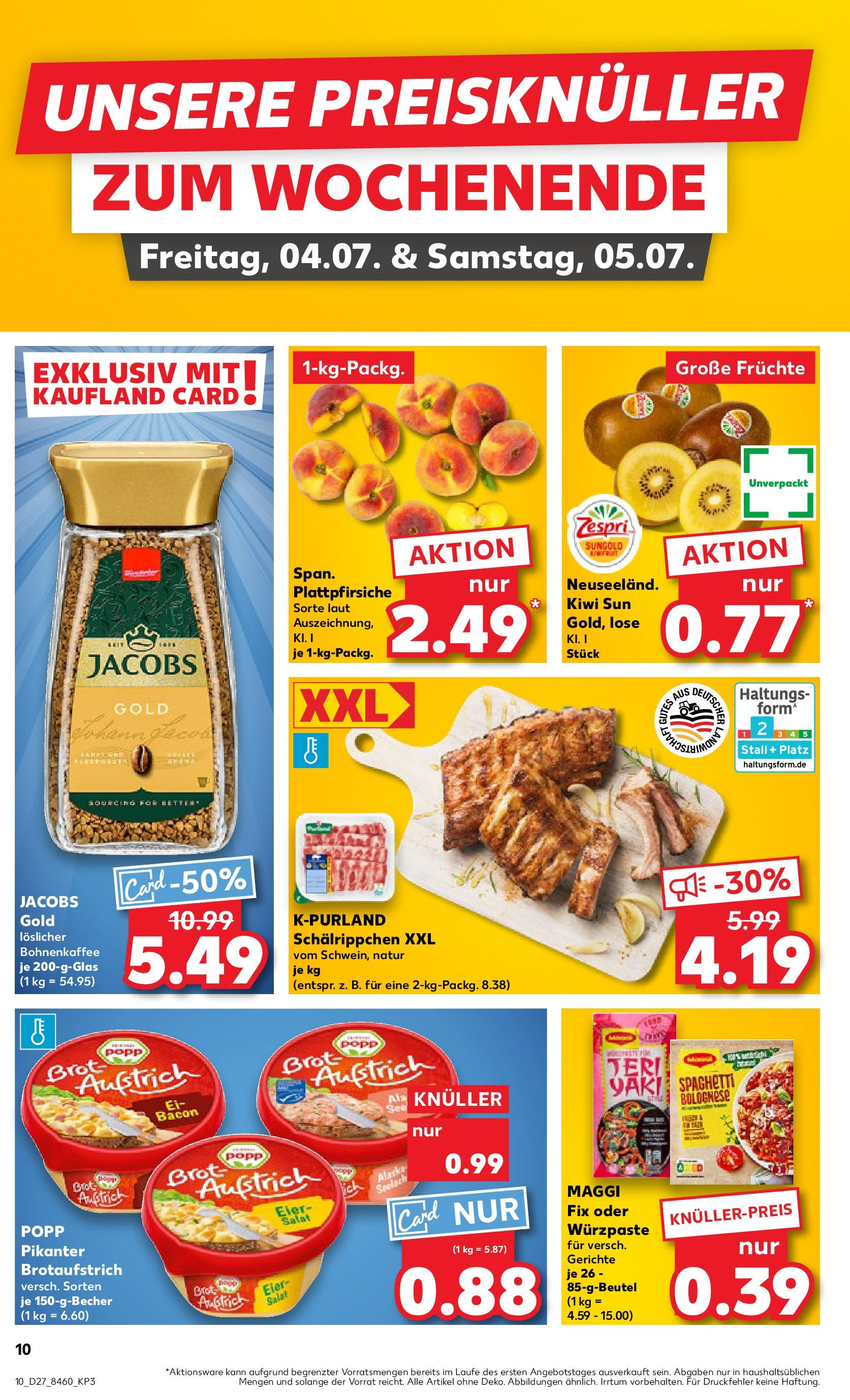 Prospekt Kaufland ab 03.07.2025 » Angebote und Werbung Online | Seite: 10 | Produkte: Maggi, Maggi fix, Brot, Salat Prospekt Kaufland ab 03.07.2025 » Angebote Online zum Blättern | Seite: 10 | Produkte: Maggi, Maggi fix, Brot, Salat