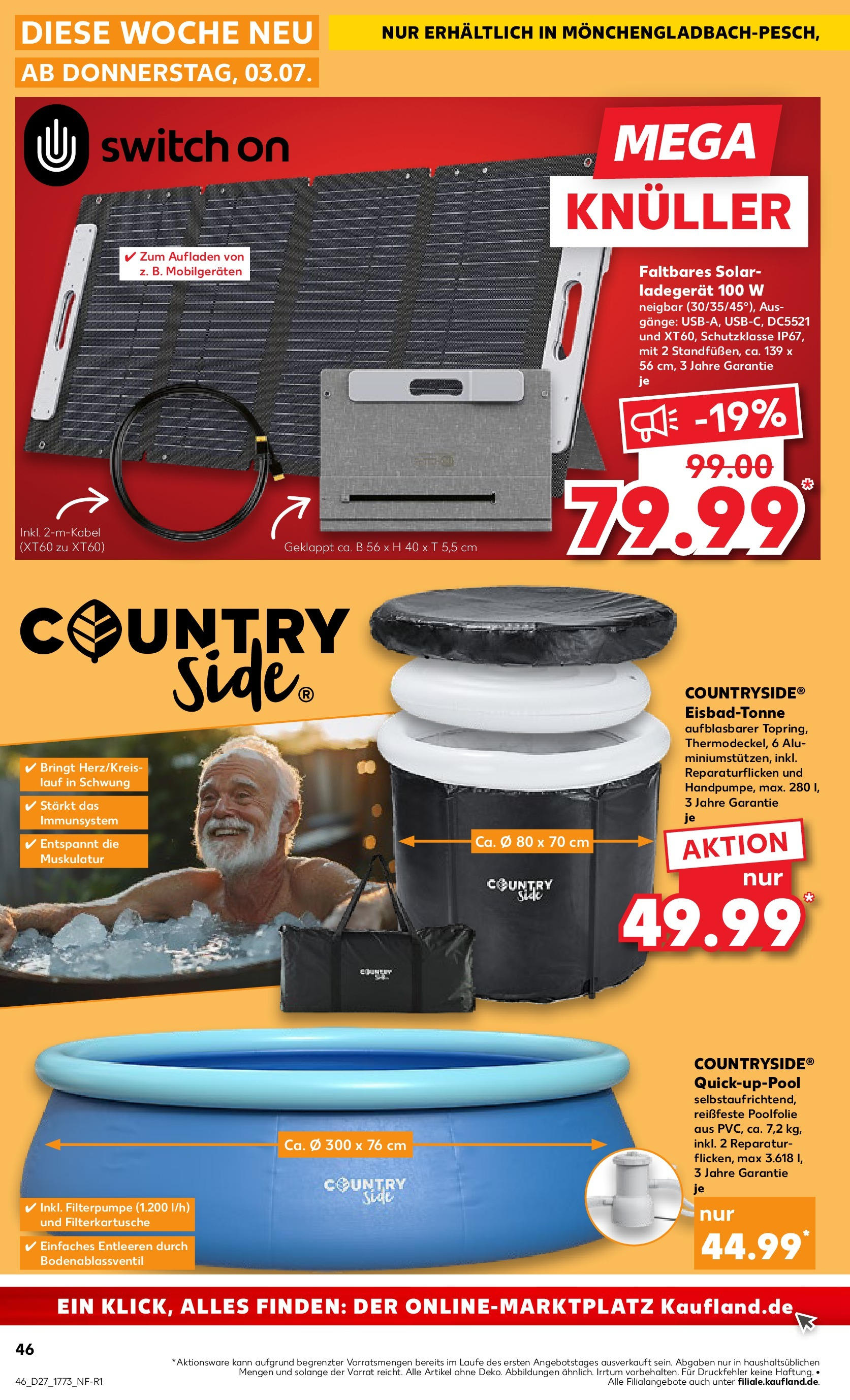 Prospekt Kaufland ab 03.07.2025 » Angebote und Werbung Online | Seite: 46 | Produkte: Ladegerät Prospekt Kaufland ab 03.07.2025 » Angebote Online zum Blättern | Seite: 46 | Produkte: Ladegerät