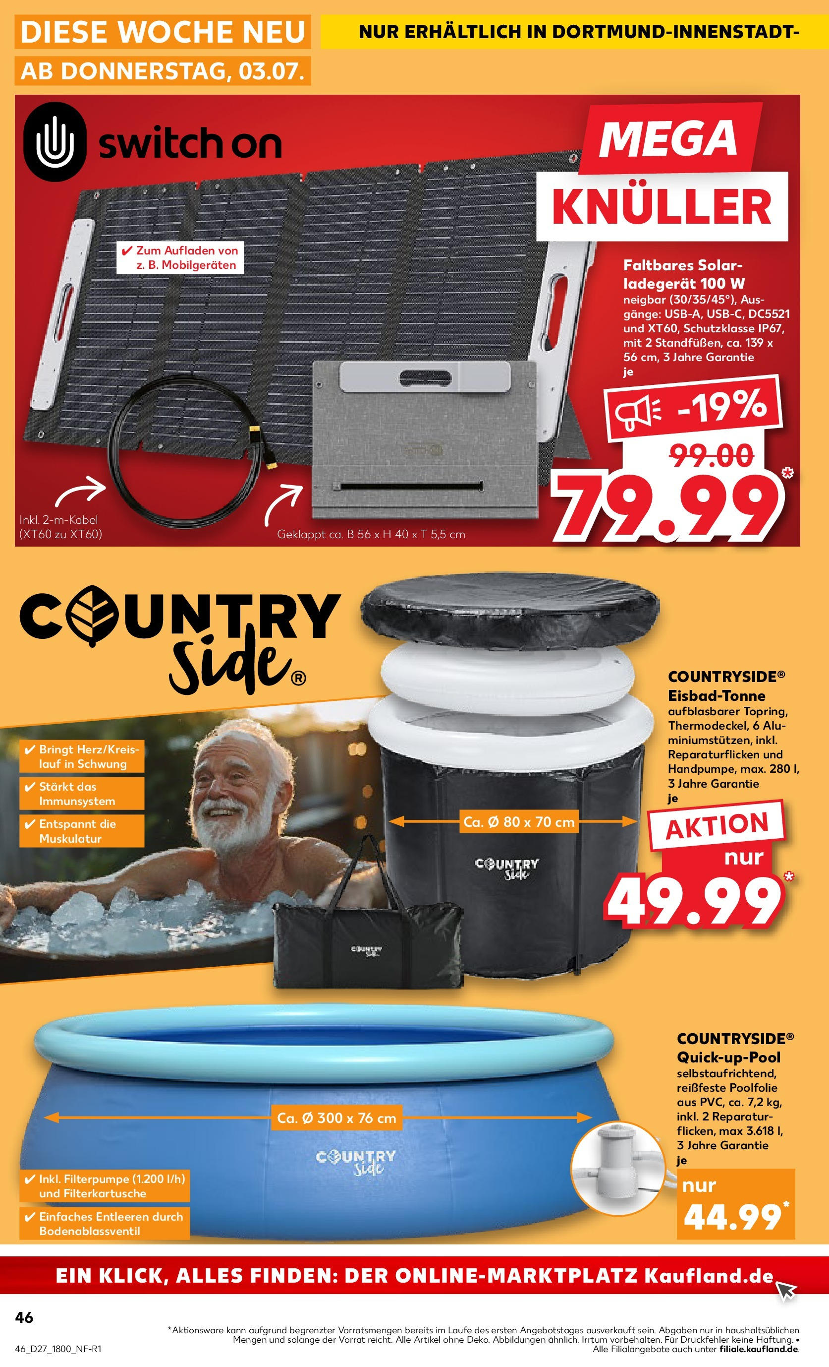 Prospekt Kaufland ab 03.07.2025 » Angebote und Werbung Online | Seite: 46 | Produkte: Ladegerät Prospekt Kaufland ab 03.07.2025 » Angebote Online zum Blättern | Seite: 46 | Produkte: Ladegerät