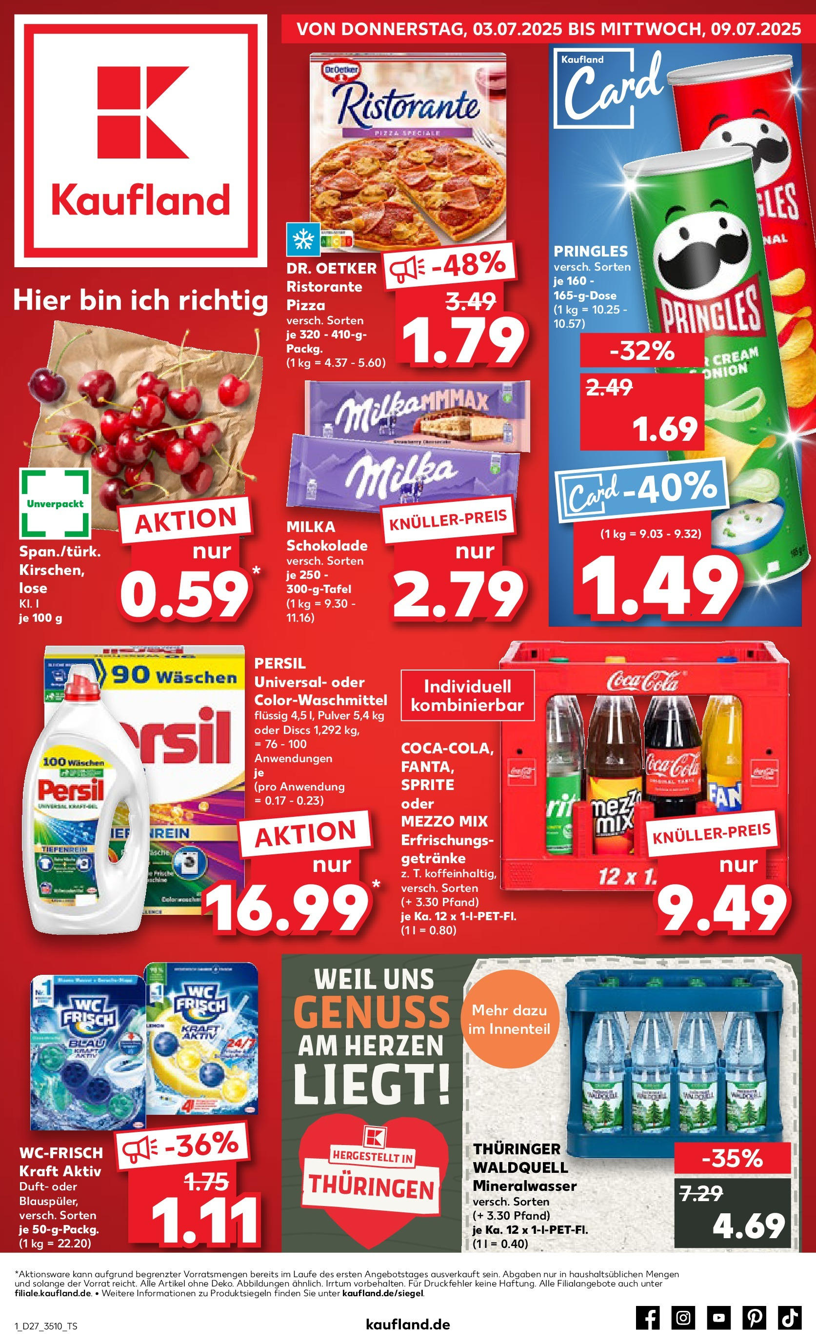 Prospekt Kaufland ab 03.07.2025 » Angebote Online zum Blättern | Seite: 1 | Produkte: Mezzo mix, Duft, Oder mezzo mix, Chips