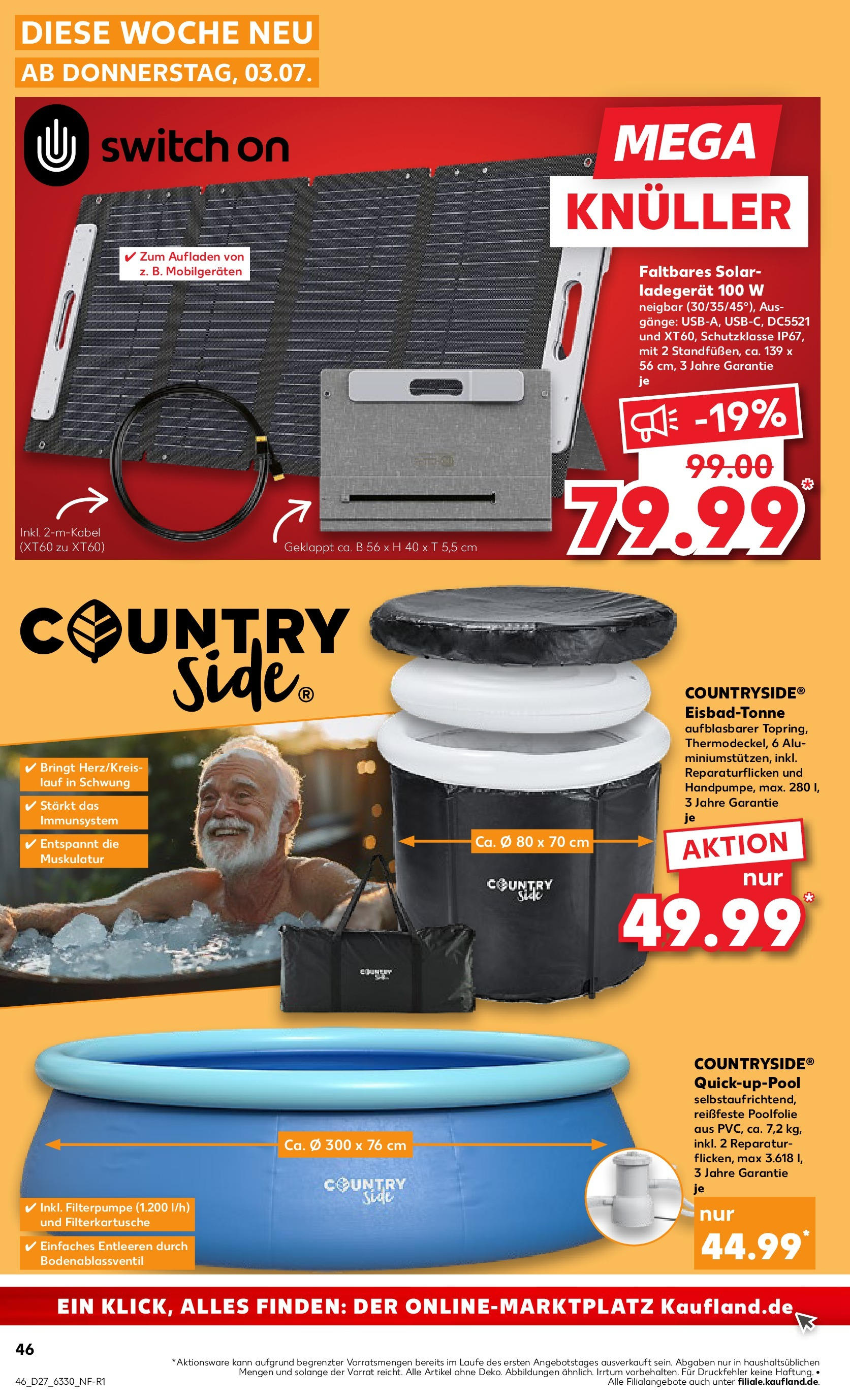 Prospekt Kaufland ab 03.07.2025 » Angebote und Werbung Online | Seite: 46 | Produkte: Ladegerät Prospekt Kaufland ab 03.07.2025 » Angebote Online zum Blättern | Seite: 46 | Produkte: Ladegerät