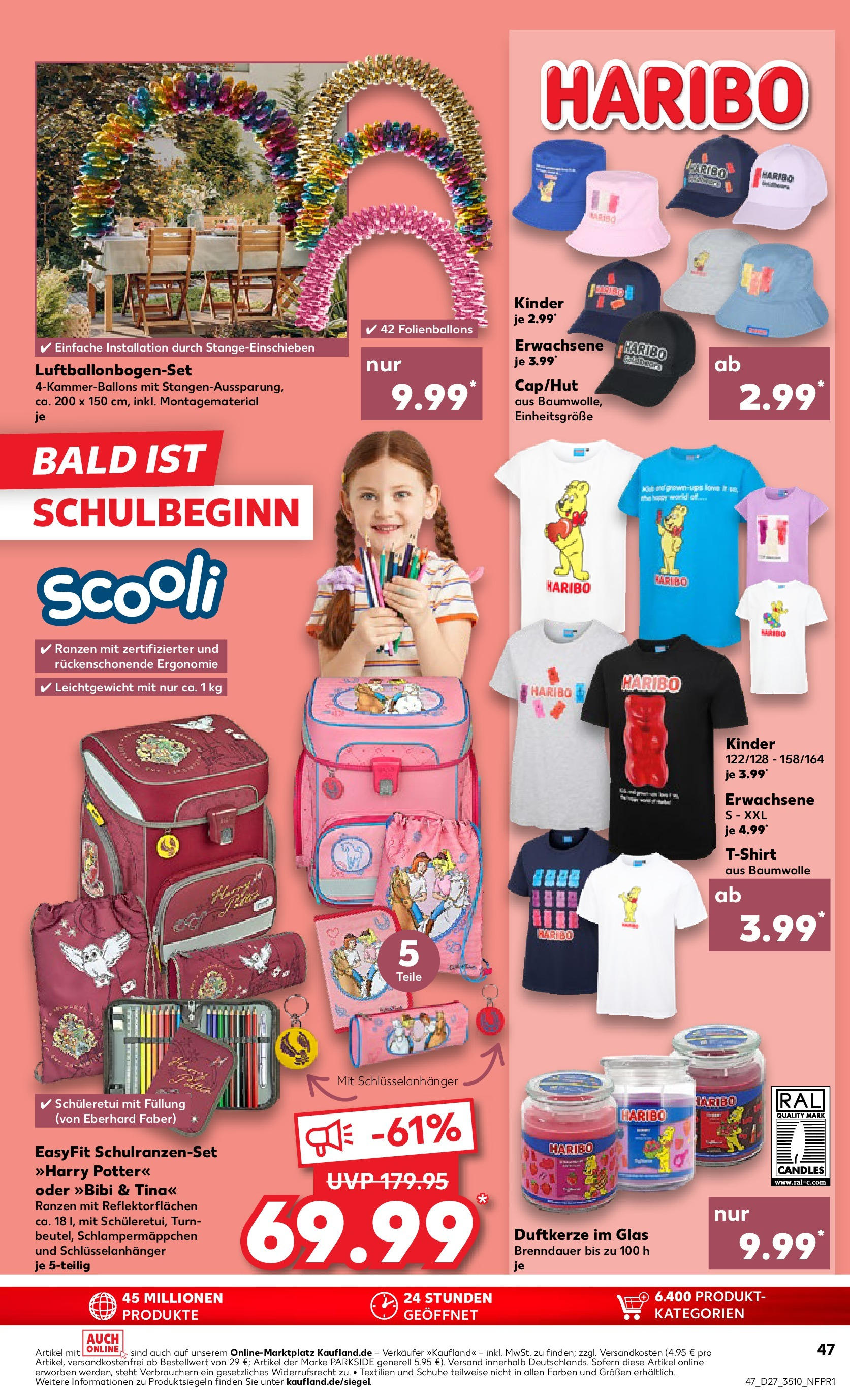 Prospekt Kaufland ab 03.07.2025 » Angebote Online zum Blättern | Seite: 47 | Produkte: T-Shirt, Haribo
