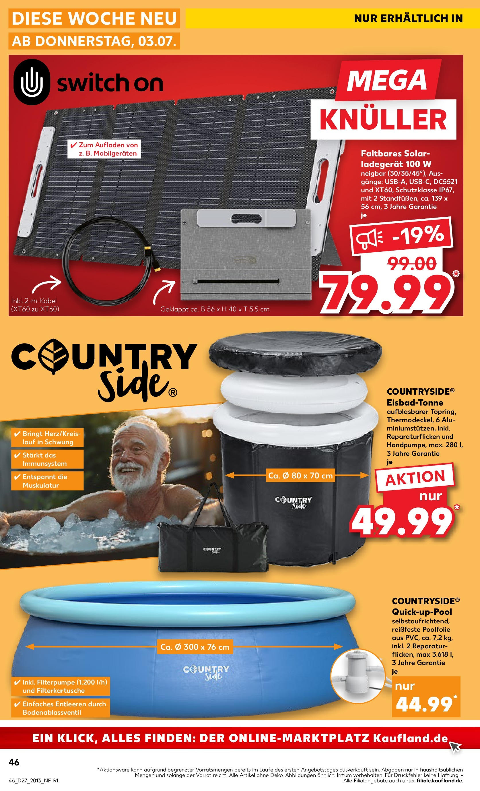 Prospekt Kaufland ab 03.07.2025 » Angebote und Werbung Online | Seite: 46 | Produkte: Ladegerät Prospekt Kaufland ab 03.07.2025 » Angebote Online zum Blättern | Seite: 46 | Produkte: Ladegerät