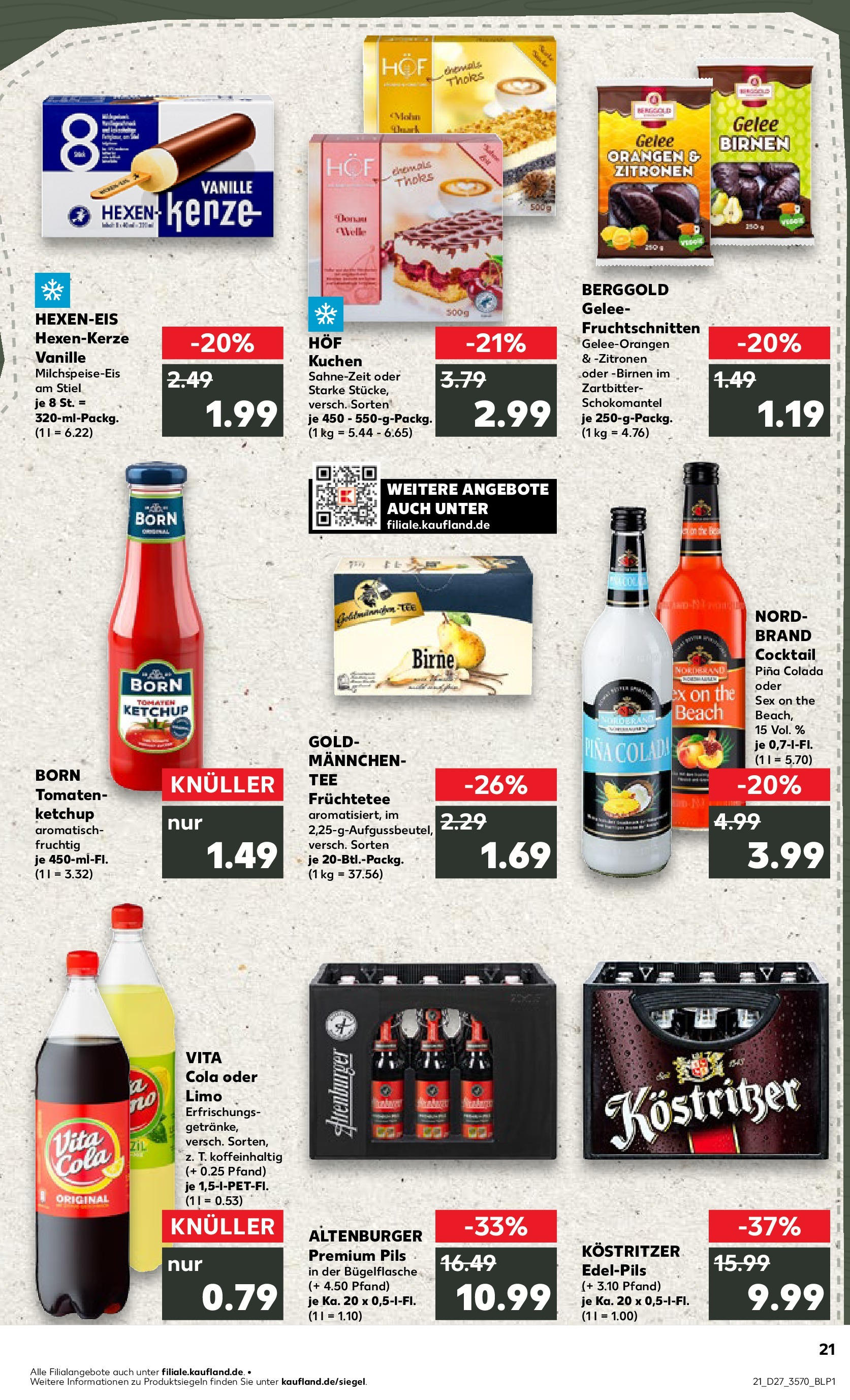 Prospekt Kaufland ab 03.07.2025 » Angebote und Werbung Online | Seite: 21 | Produkte: Cola, Orangen, Birne, Ketchup Prospekt Kaufland ab 03.07.2025 » Angebote Online zum Blättern | Seite: 21 | Produkte: Cola, Orangen, Birne, Ketchup