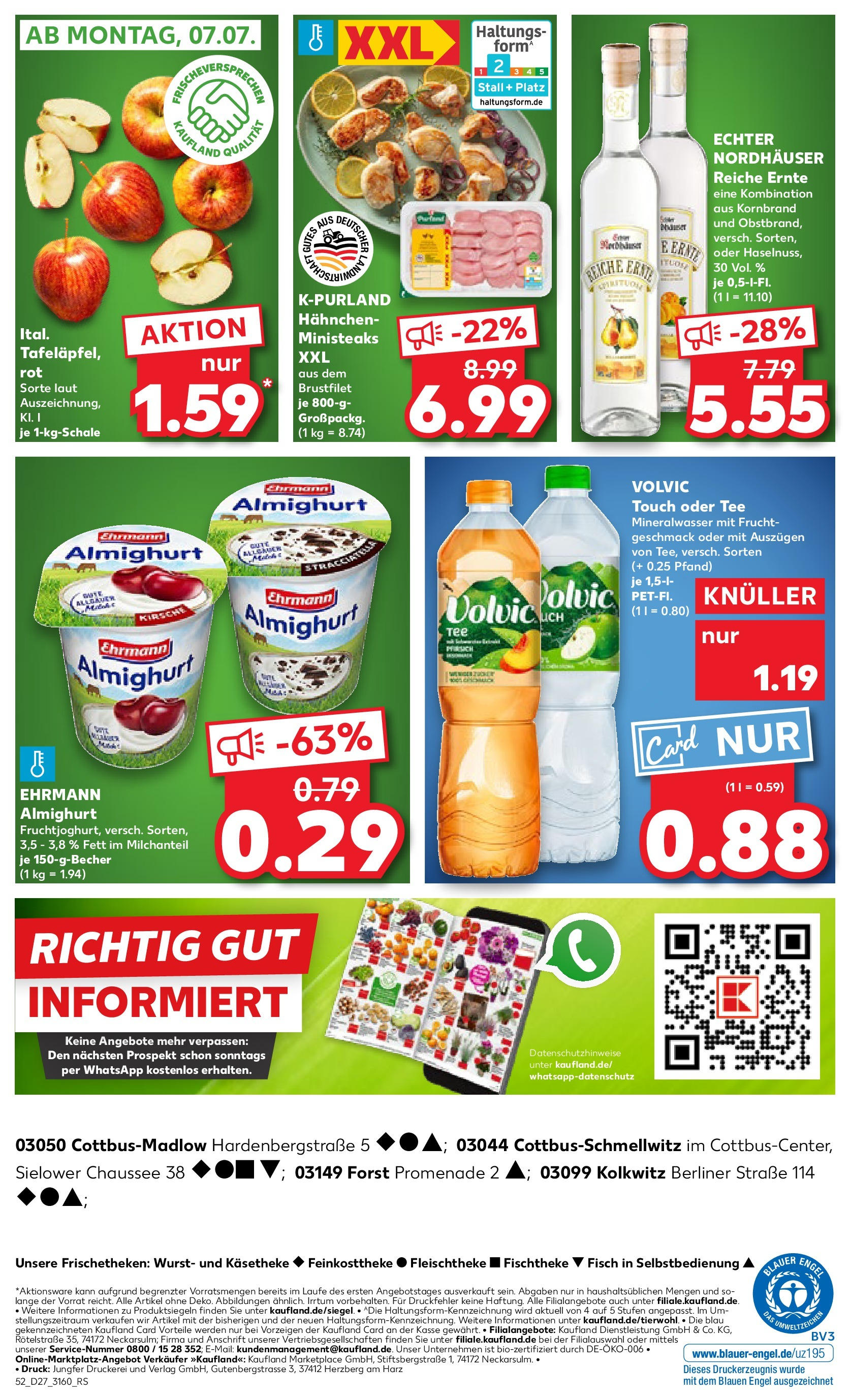 Prospekt Kaufland ab 03.07.2025 » Angebote und Werbung Online | Seite: 52 | Produkte: Volvic touch, Mineralwasser, Wurst, Volvic Prospekt Kaufland ab 03.07.2025 » Angebote Online zum Blättern | Seite: 52 | Produkte: Volvic touch, Mineralwasser, Wurst, Volvic