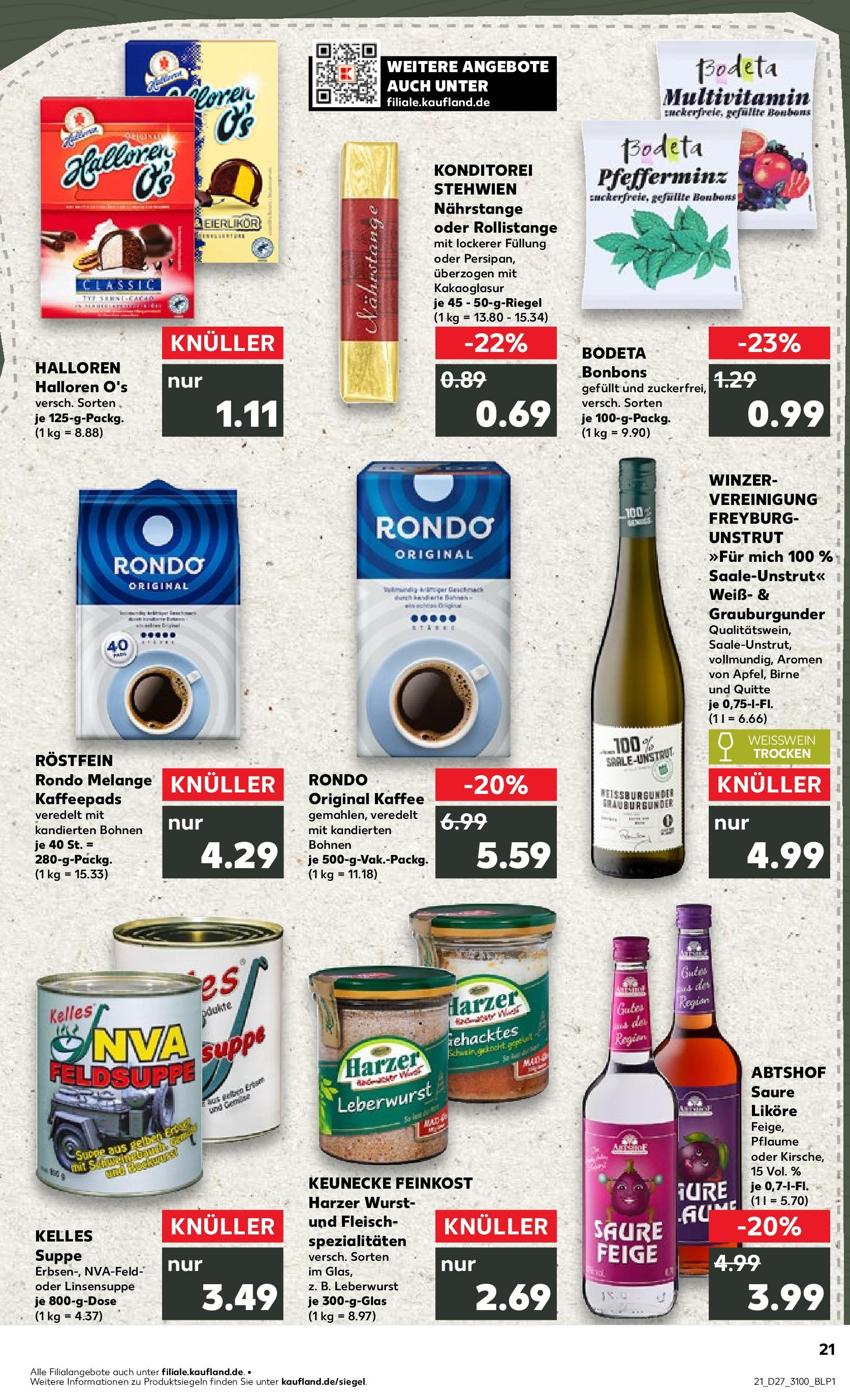 Prospekt Kaufland ab 03.07.2025 » Angebote und Werbung Online | Seite: 25 | Produkte: Kaffee, Weißwein, Gemüse, Wurst Prospekt Kaufland ab 03.07.2025 » Angebote Online zum Blättern | Seite: 25 | Produkte: Kaffee, Weißwein, Gemüse, Wurst