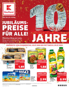 Kaufland prospekt München	 gültig ab dem 03.07.2025