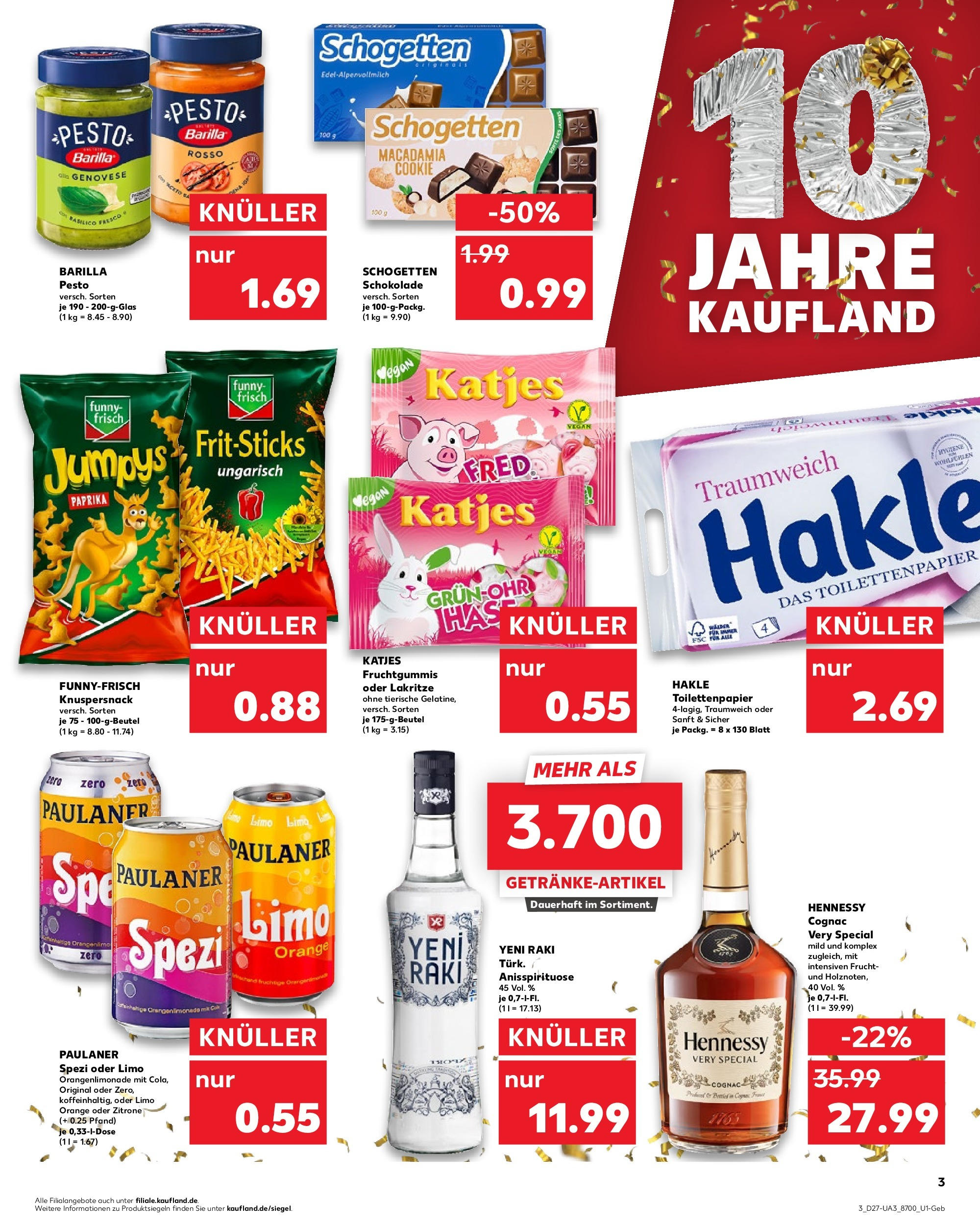 Prospekt Kaufland ab 03.07.2025 » Angebote und Werbung Online | Seite: 3 | Produkte: Schokolade, Katjes, Orangen, Chips Prospekt Kaufland ab 03.07.2025 » Angebote Online zum Blättern | Seite: 3 | Produkte: Schokolade, Katjes, Orangen, Chips
