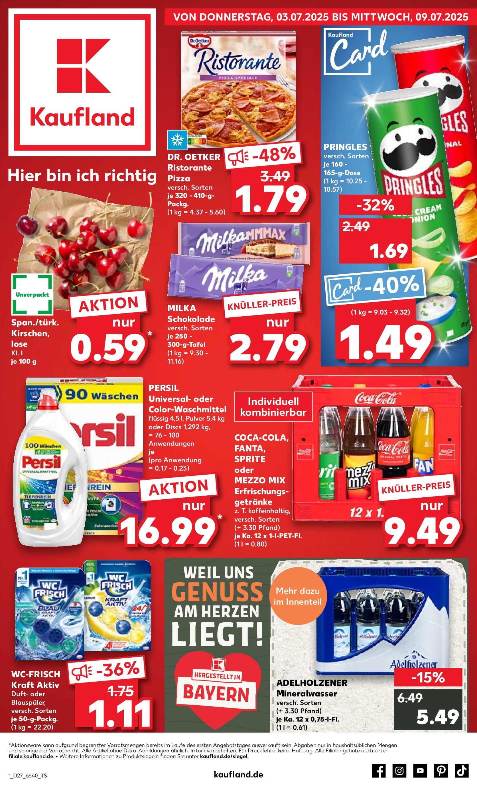 Prospekt Kaufland ab 03.07.2025 » Angebote und Werbung Online | Seite: 5 | Produkte: Adelholzener, Duft, Oder mezzo mix, Persil Prospekt Kaufland ab 03.07.2025 » Angebote Online zum Blättern | Seite: 5 | Produkte: Adelholzener, Duft, Oder mezzo mix, Persil