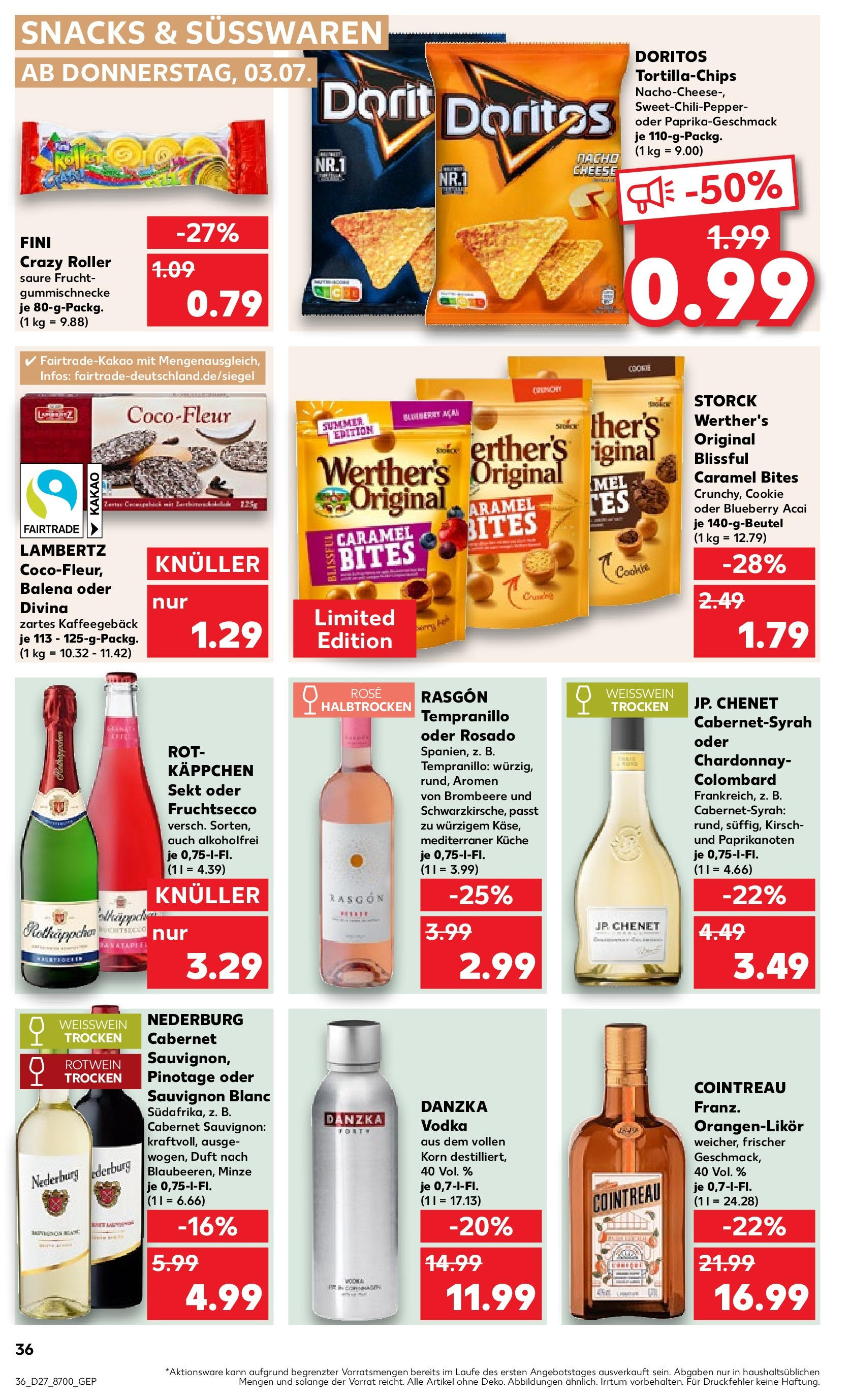 Prospekt Kaufland ab 03.07.2025 » Angebote und Werbung Online | Seite: 40 | Produkte: Rotwein, Duft, Rotkäppchen, Vodka Prospekt Kaufland ab 03.07.2025 » Angebote Online zum Blättern | Seite: 40 | Produkte: Rotwein, Duft, Rotkäppchen, Vodka