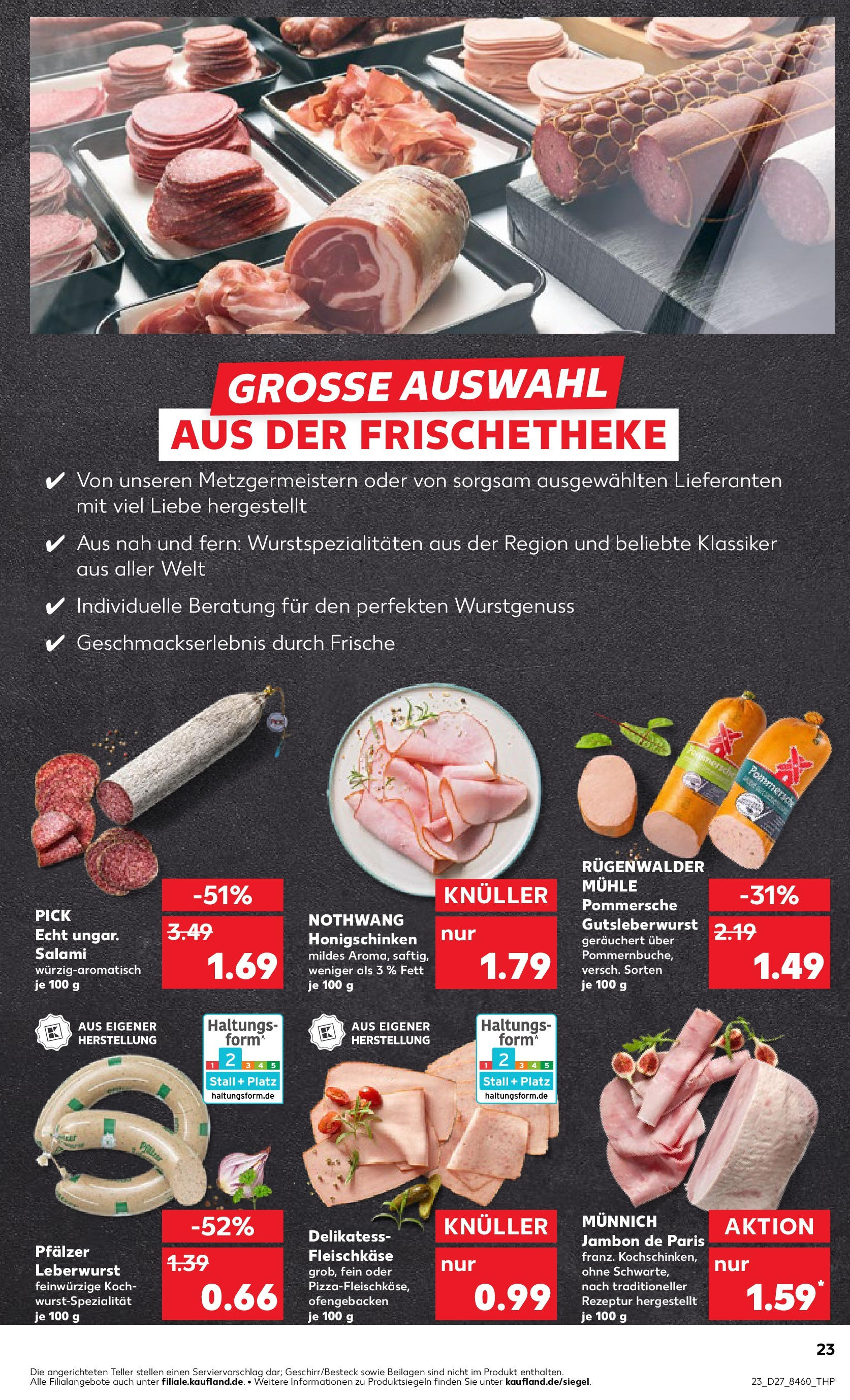 Prospekt Kaufland ab 03.07.2025 » Angebote und Werbung Online | Seite: 23 | Produkte: Mühle, Salami Prospekt Kaufland ab 03.07.2025 » Angebote Online zum Blättern | Seite: 23 | Produkte: Mühle, Salami