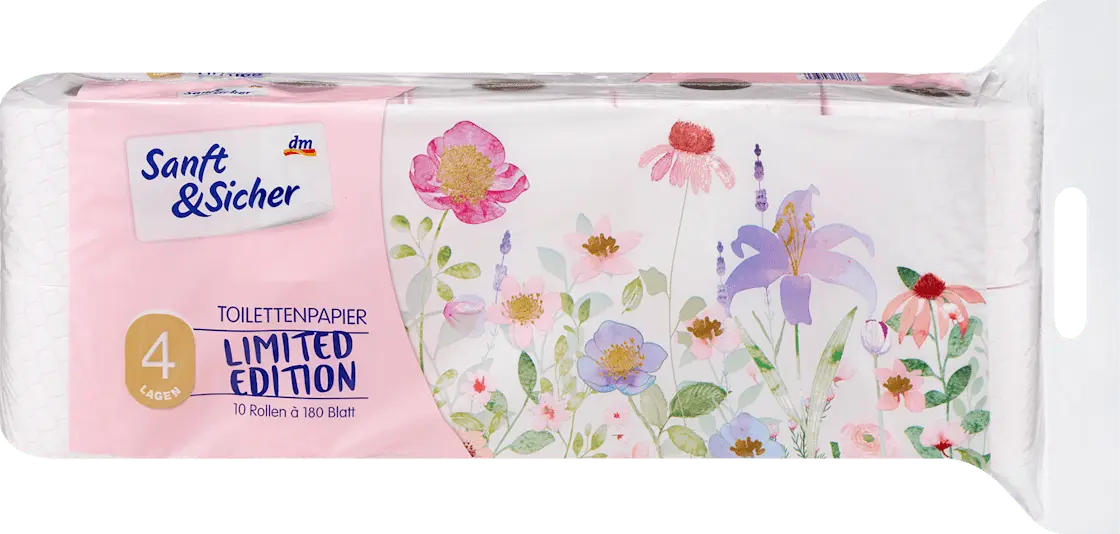 Sanft&Sicher Toilettenpapier Design Edt. (10x180 Blatt)