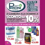 Supermercati Peroni Sconti del 10% - al 16.07.2025