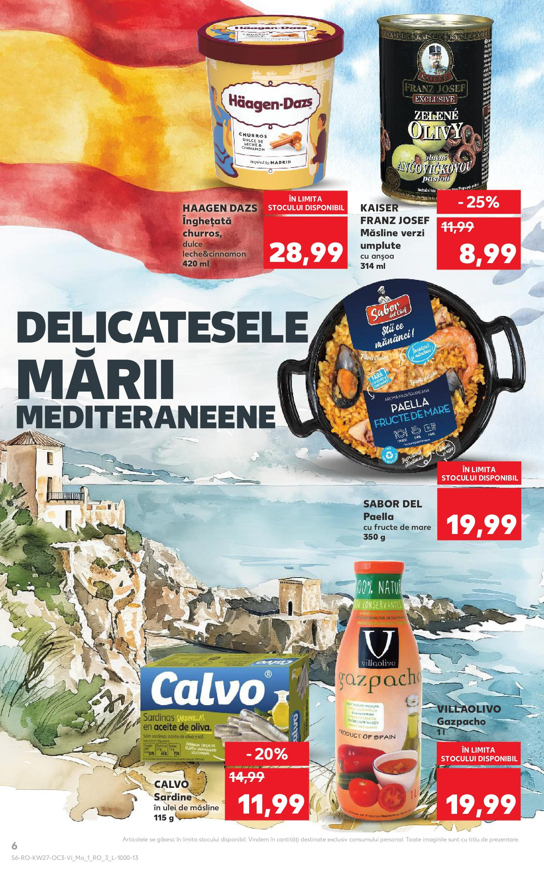 Catalog Kaufland - Sfântu Gheorghe 04.07.2025 - Revista si Oferta | Pagină: 6 | Produse: Ulei, Înghețată, Fructe, Fructe De Mare