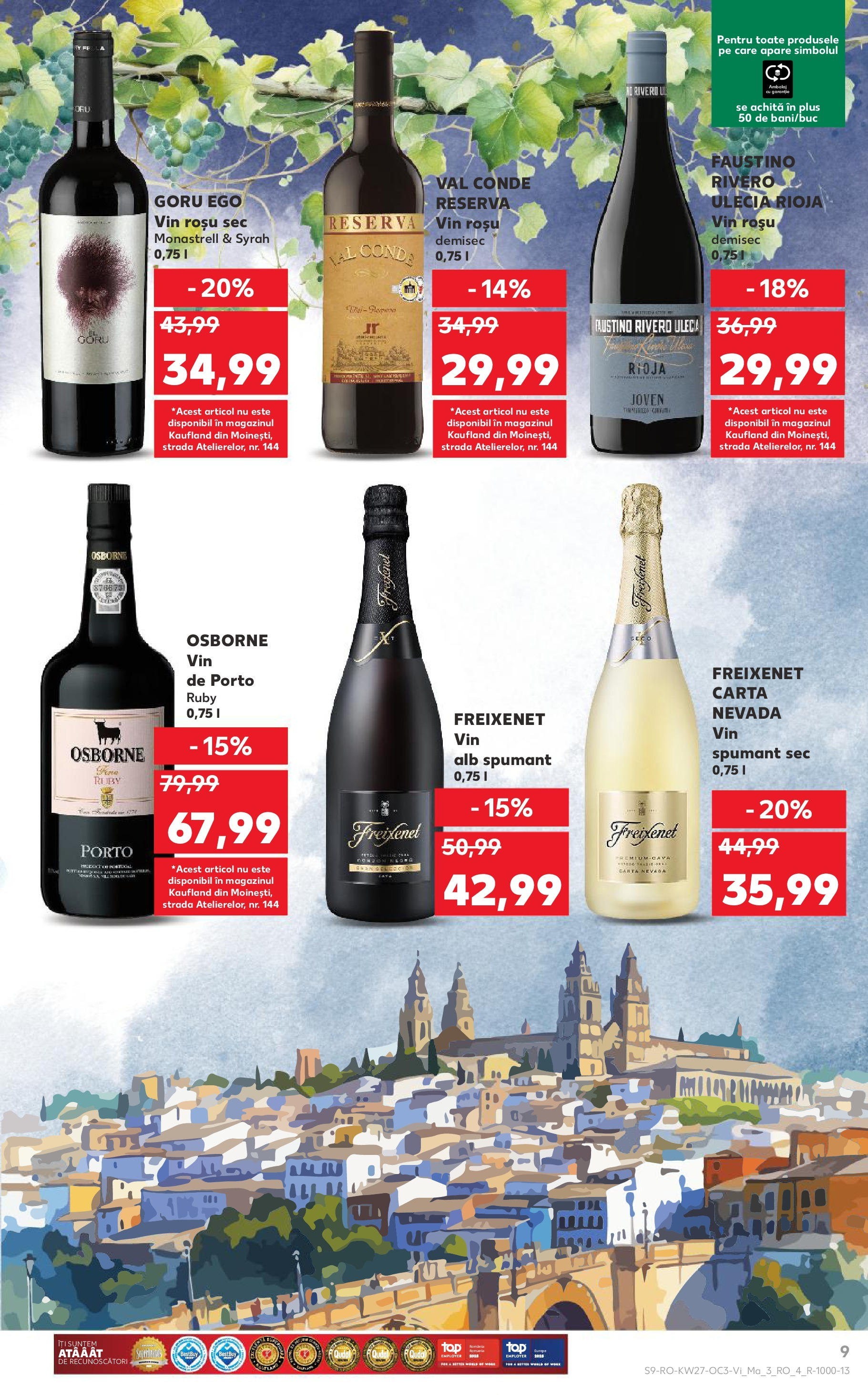 Catalog Kaufland - Sfântu Gheorghe 04.07.2025 - Revista si Oferta | Pagină: 9 | Produse: Tüy Makası ve Makineleri, Vin