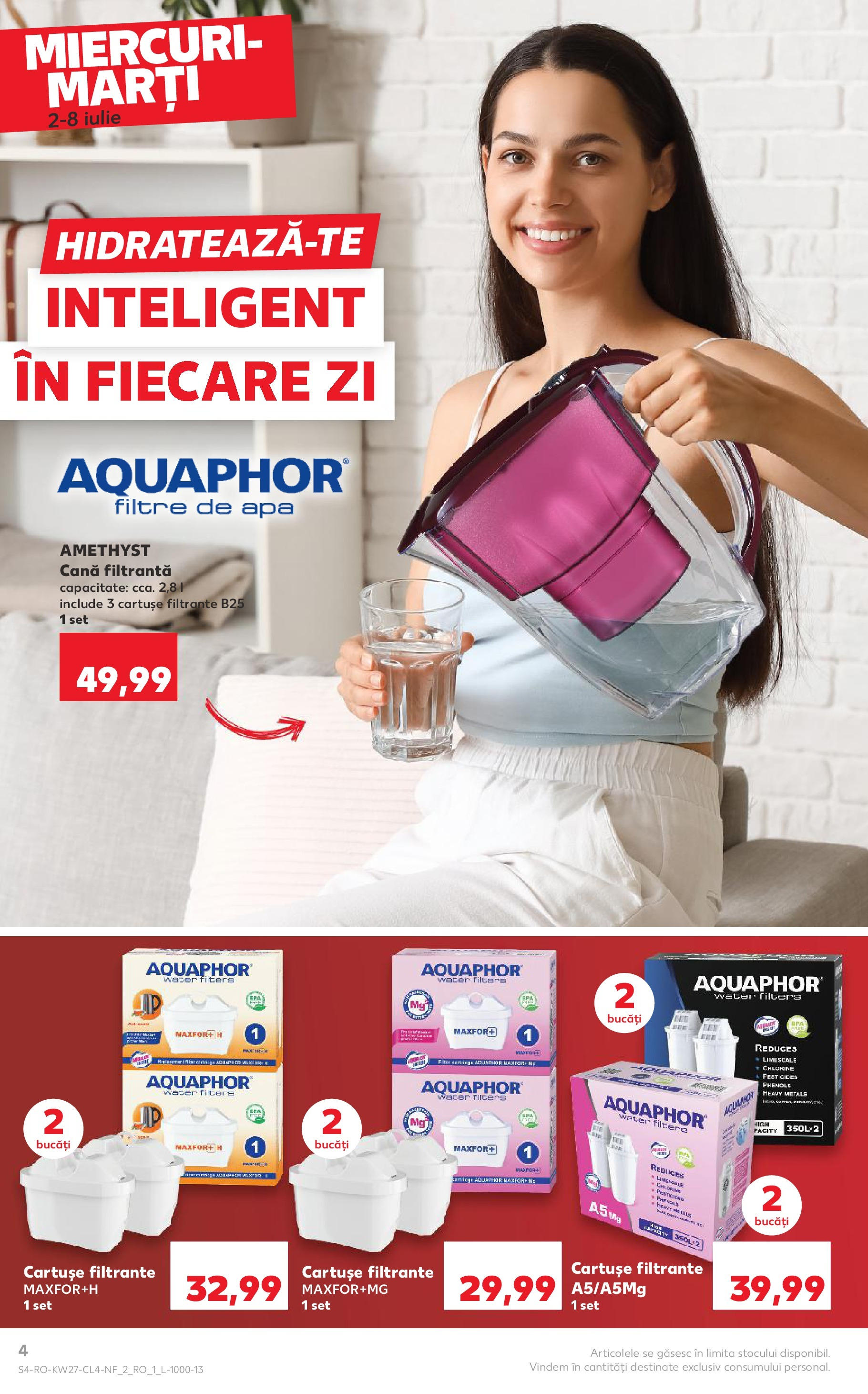 Catalog Kaufland - Râmnicu Vâlcea Nonfood 02.07.2025 - Revista si Oferta | Pagină: 4 | Produse: Apă