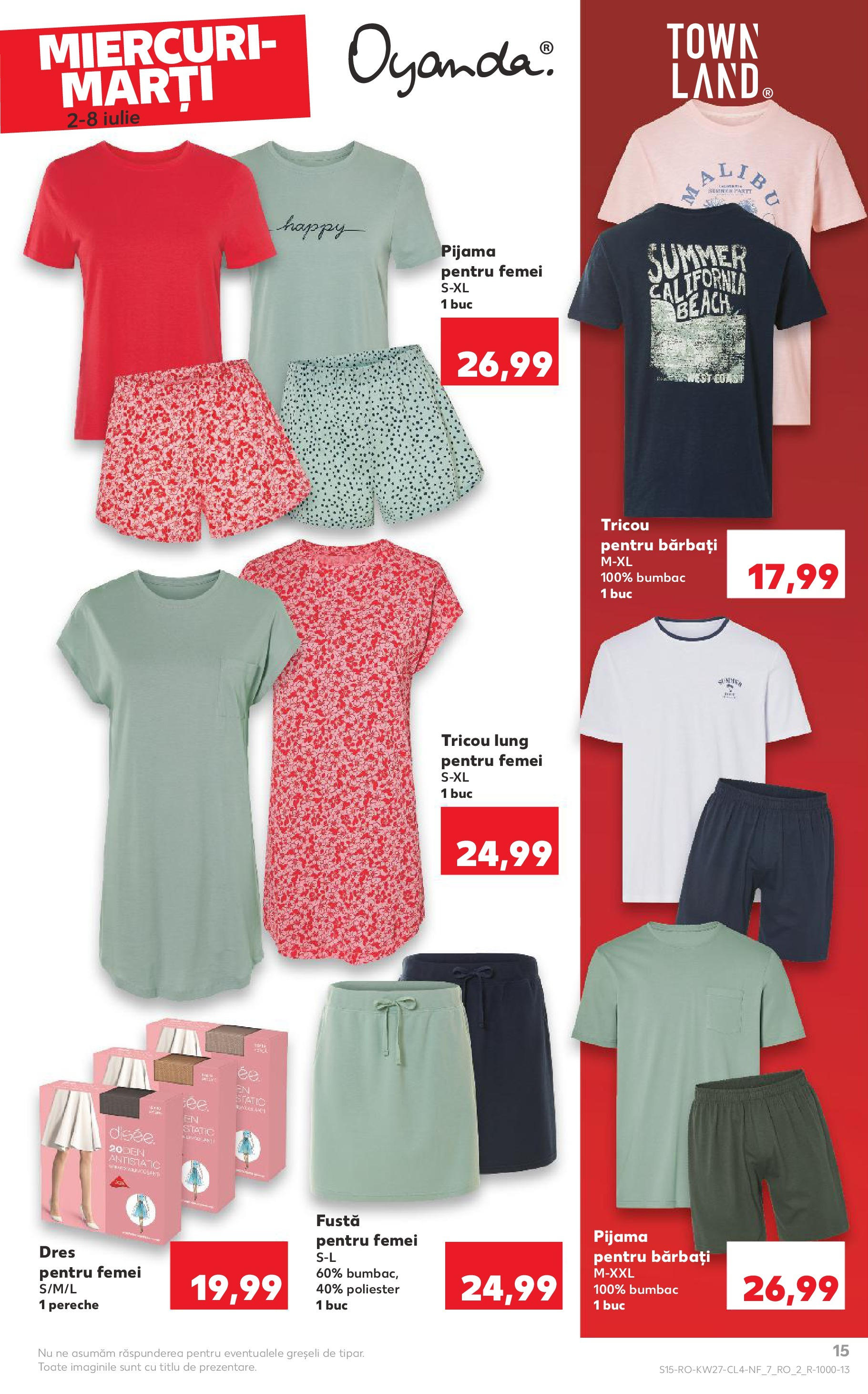 Catalog Kaufland - Râmnicu Vâlcea Nonfood 02.07.2025 - Revista si Oferta | Pagină: 15 | Produse: Kestane, Tricou