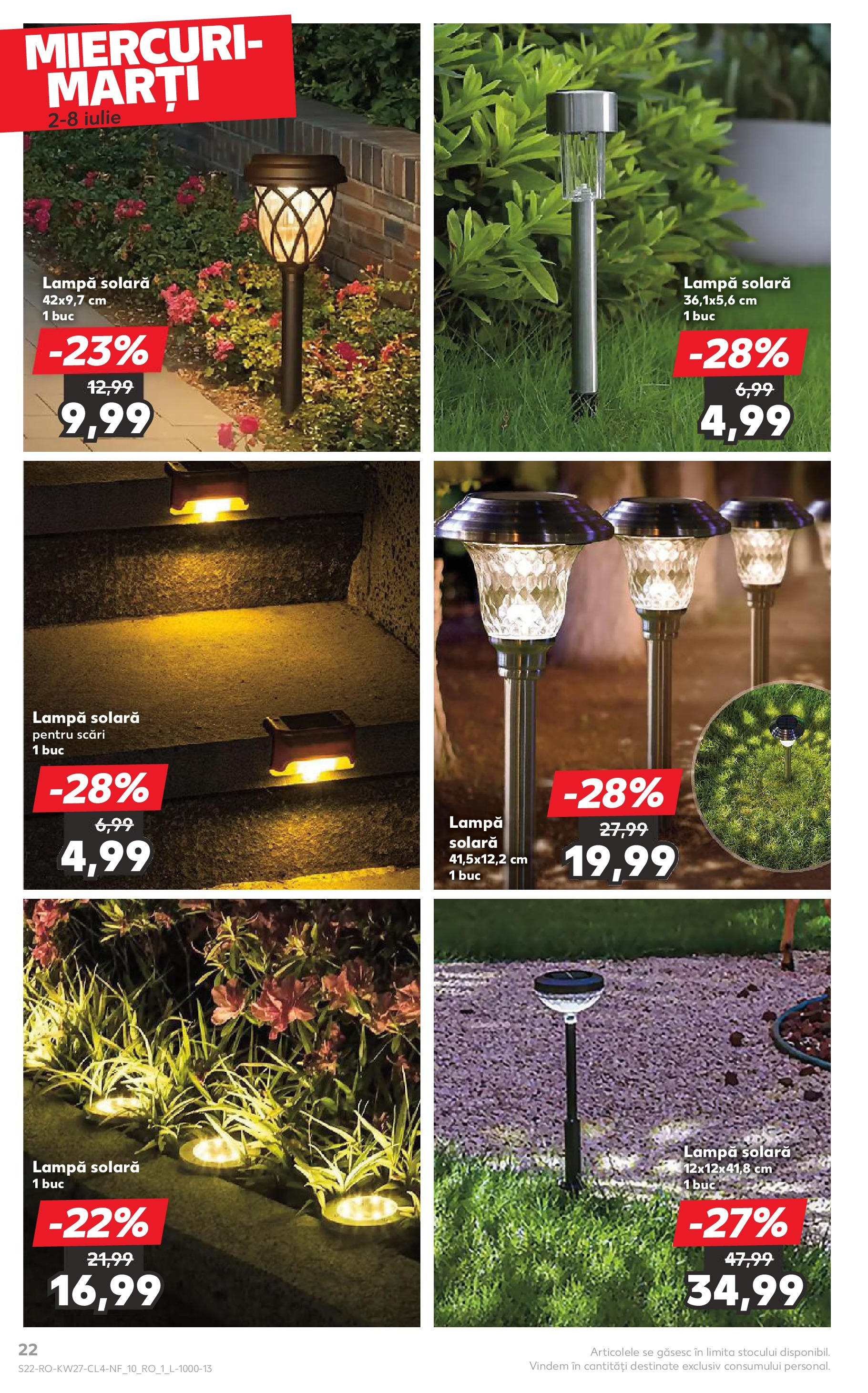 Catalog Kaufland - Râmnicu Vâlcea Nonfood 02.07.2025 - Revista si Oferta | Pagină: 22 | Produse: Lampă