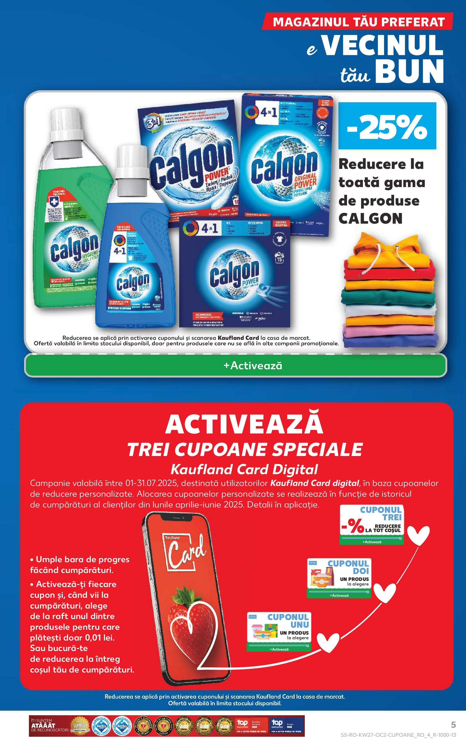 Catalog Kaufland - Baia Mare 02.07.2025 || Revista si Oferte | Pagină: 5 | Produse: Raft Catalog Kaufland - Baia Mare 02.07.2025 - Revista si Oferta | Pagină: 5 | Produse: Raft