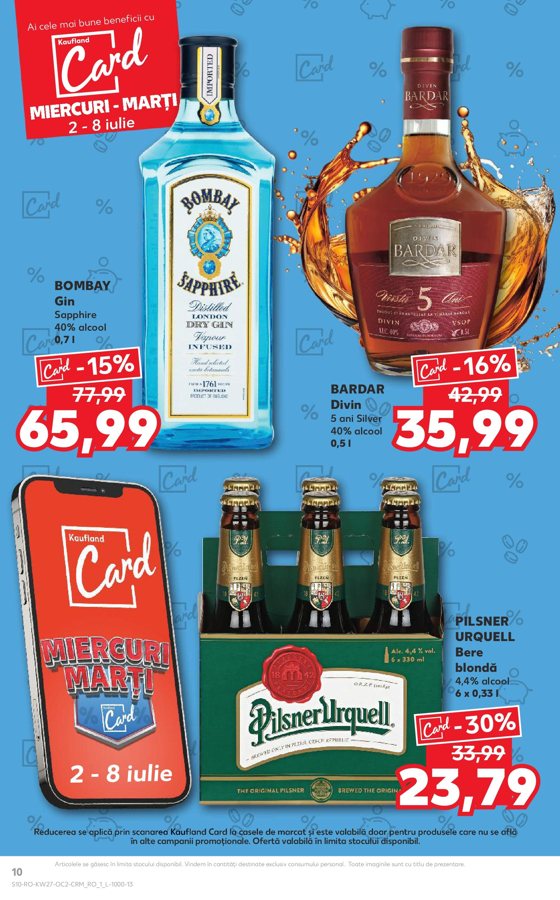 Catalog Kaufland - Baia Mare 02.07.2025 || Revista si Oferte | Pagină: 10 | Produse: Bere, Gin Catalog Kaufland - Baia Mare 02.07.2025 - Revista si Oferta | Pagină: 10 | Produse: Bere, Gin