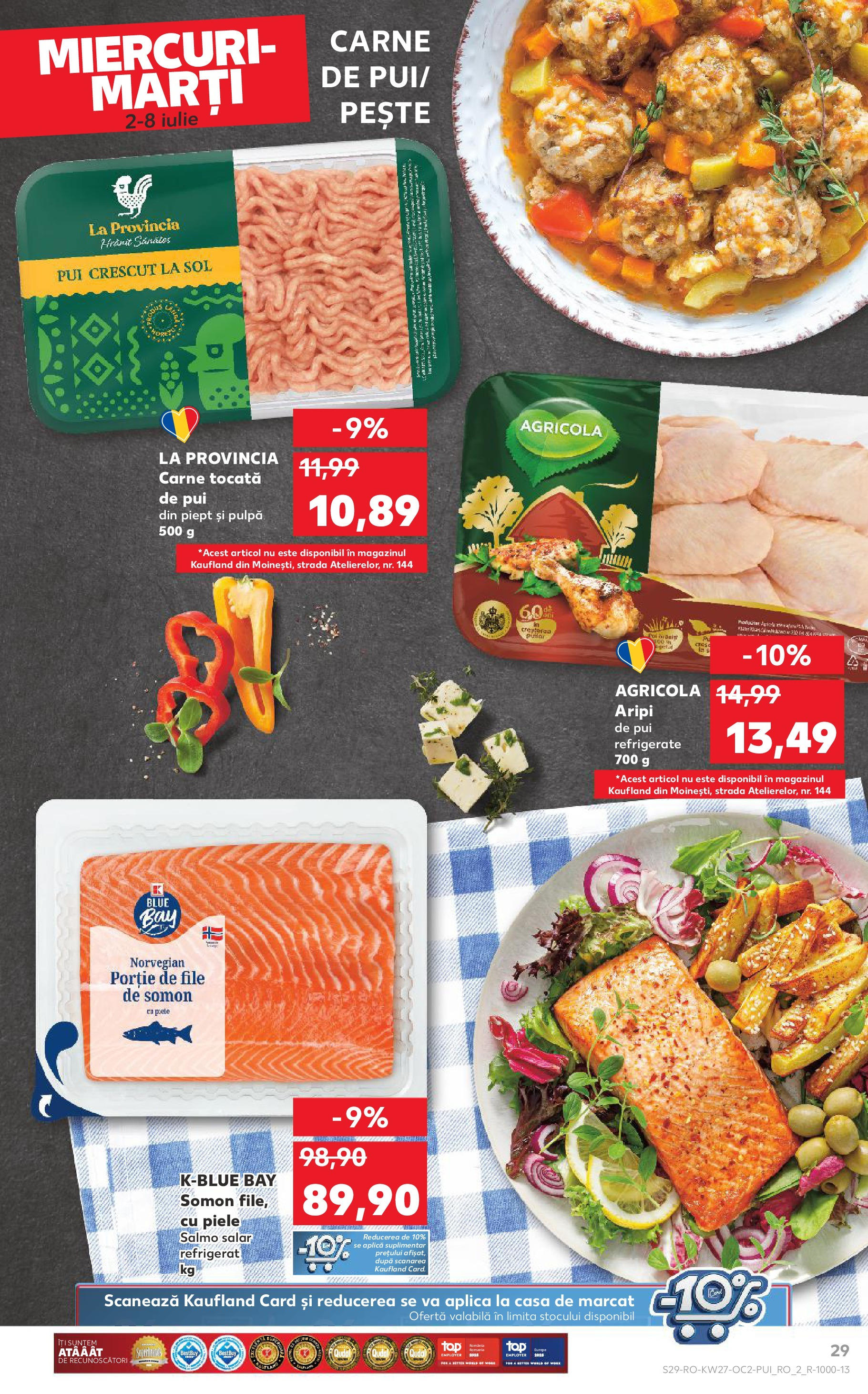 Catalog Kaufland - Baia Mare 02.07.2025 || Revista si Oferte | Pagină: 29 | Produse: Hacıyatmaz Kedi Oyuncağı, Pește, Carne tocată Catalog Kaufland - Baia Mare 02.07.2025 - Revista si Oferta | Pagină: 29 | Produse: Hacıyatmaz Kedi Oyuncağı, Pește, Carne tocată