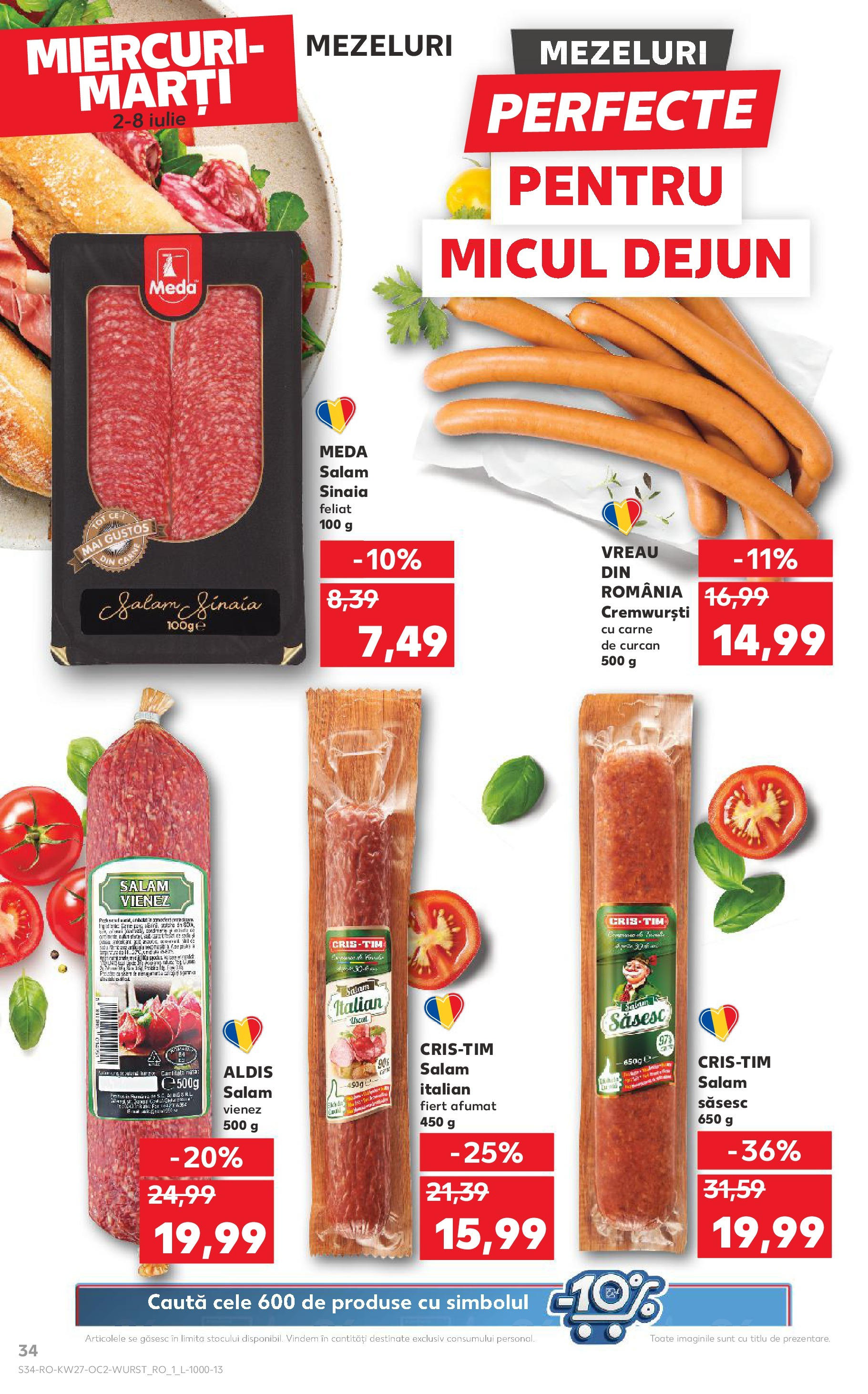 Catalog Kaufland - Baia Mare 02.07.2025 || Revista si Oferte | Pagină: 34 | Produse: Salam Catalog Kaufland - Baia Mare 02.07.2025 - Revista si Oferta | Pagină: 34 | Produse: Salam