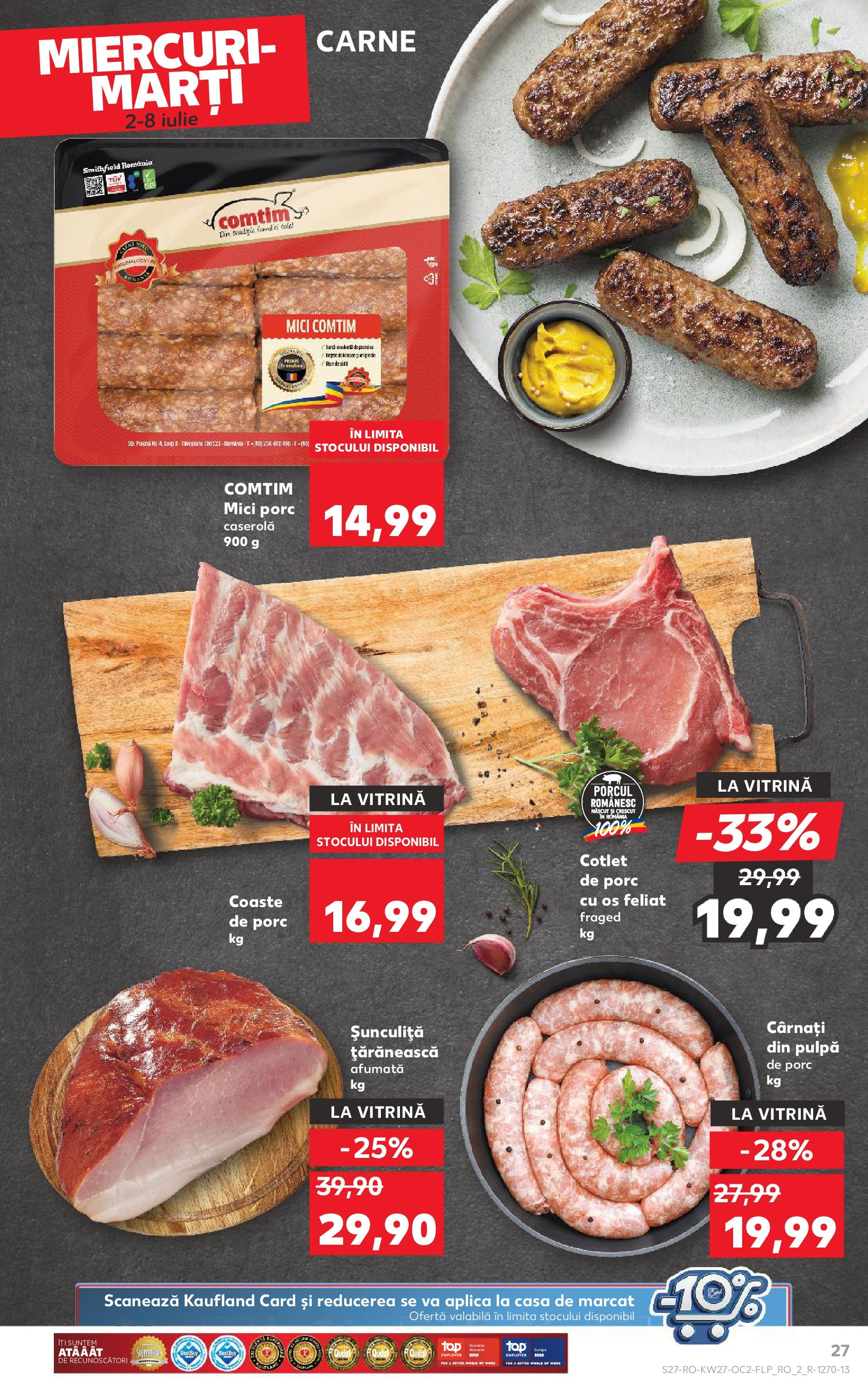 Catalog Kaufland - Baia Mare 02.07.2025 || Revista si Oferte | Pagină: 27 | Produse: Lait de coco, Vitrină, Mici, Cârnați Catalog Kaufland - Baia Mare 02.07.2025 - Revista si Oferta | Pagină: 27 | Produse: Lait de coco, Vitrină, Mici, Cârnați