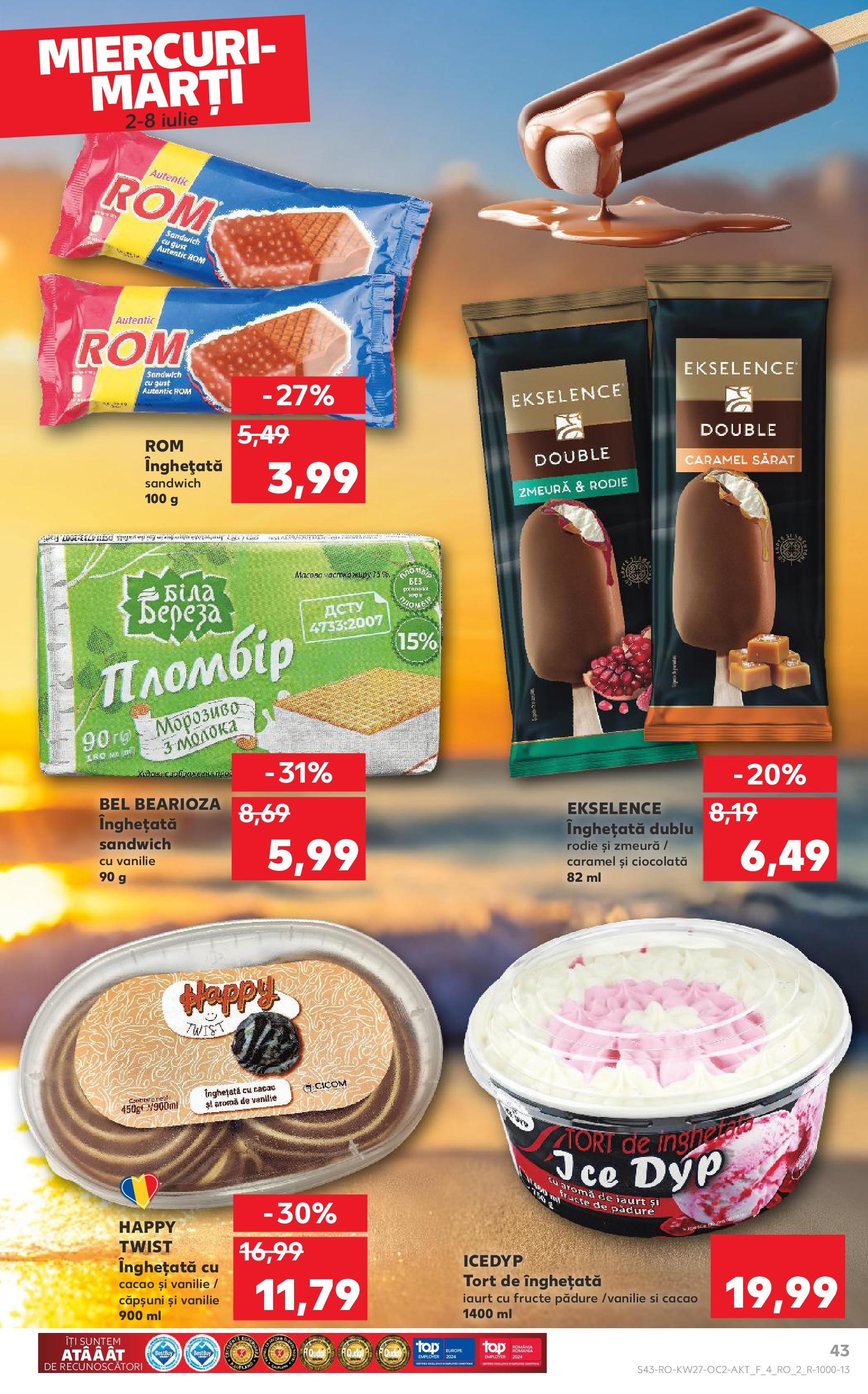 Catalog Kaufland - Baia Mare 02.07.2025 || Revista si Oferte | Pagină: 43 | Produse: Zmeură, Ciocolată, Rom, Cacao Catalog Kaufland - Baia Mare 02.07.2025 - Revista si Oferta | Pagină: 43 | Produse: Zmeură, Ciocolată, Rom, Cacao