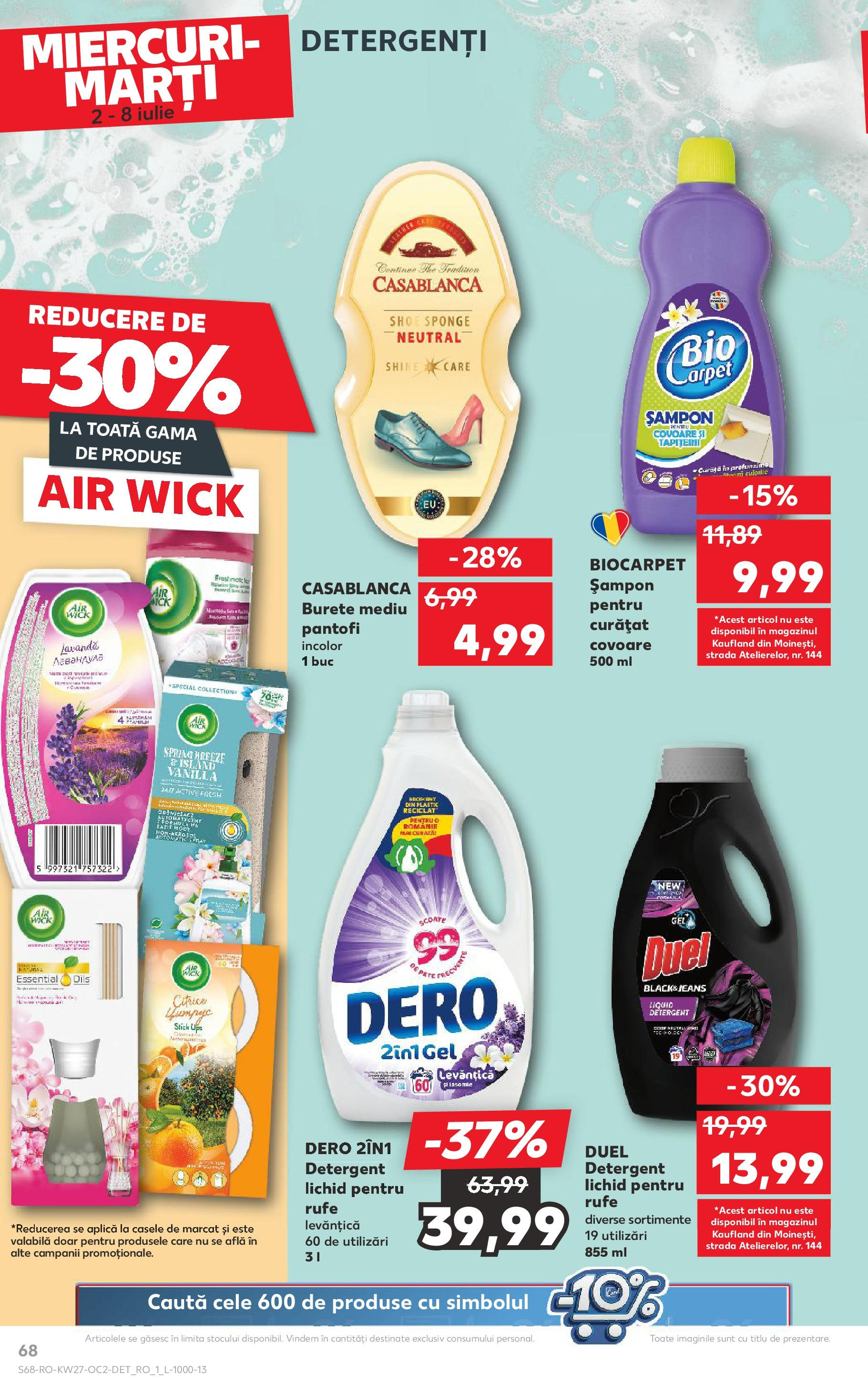 Catalog Kaufland - Baia Mare 02.07.2025 || Revista si Oferte | Pagină: 68 | Produse: Raptiye, Pantofi, Burete, Șampon Catalog Kaufland - Baia Mare 02.07.2025 - Revista si Oferta | Pagină: 68 | Produse: Raptiye, Pantofi, Burete, Șampon