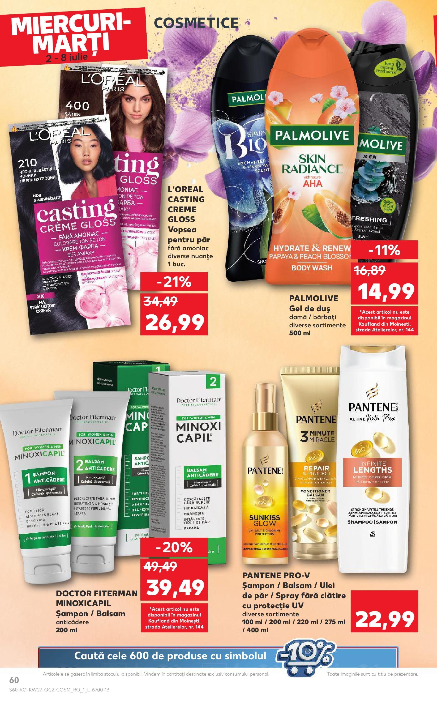 Catalog Kaufland - Râmnicu Vâlcea 02.07.2025 || Revista si Oferte | Pagină: 60 | Produse: Cadă, Duș, Balsam, Gel de duș Catalog Kaufland - Râmnicu Vâlcea 02.07.2025 - Revista si Oferta | Pagină: 60 | Produse: Cadă, Duș, Balsam, Gel de duș