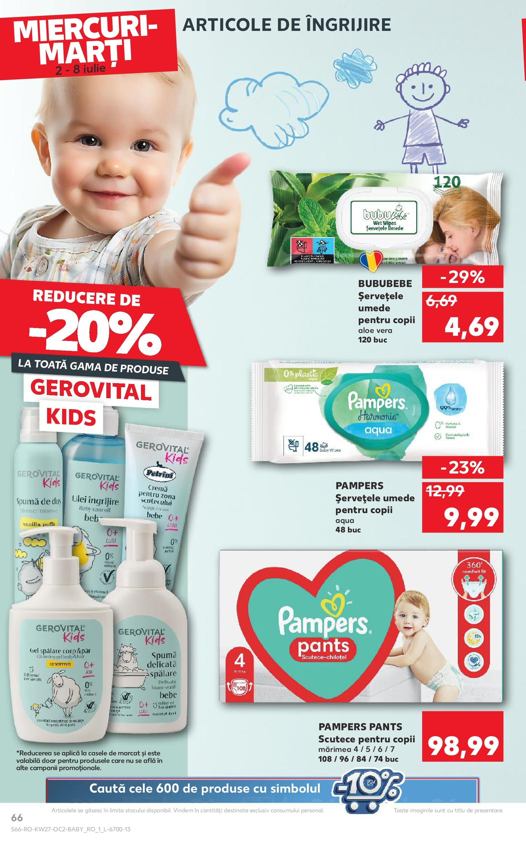 Catalog Kaufland - Râmnicu Vâlcea 02.07.2025 || Revista si Oferte | Pagină: 66 | Produse: Pirinç gevreği, Duș, Cremă, Șervețele umede Catalog Kaufland - Râmnicu Vâlcea 02.07.2025 - Revista si Oferta | Pagină: 66 | Produse: Pirinç gevreği, Duș, Cremă, Șervețele umede