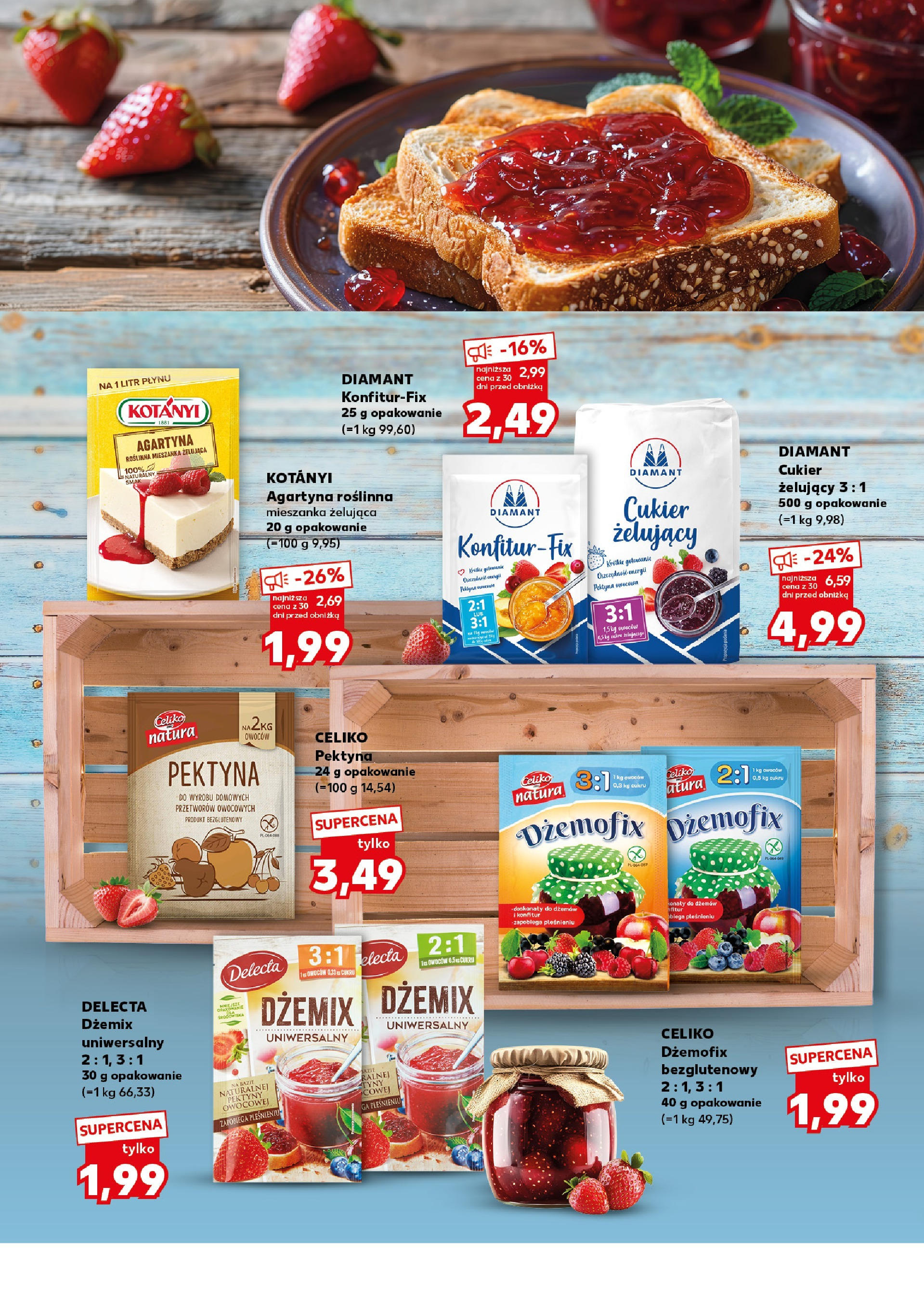 Kaufland gazetka - Przetwory od 30.06.2025 - od jutra PDF | Strona: 12 | Produkty: Cukier żelujący, Cukier