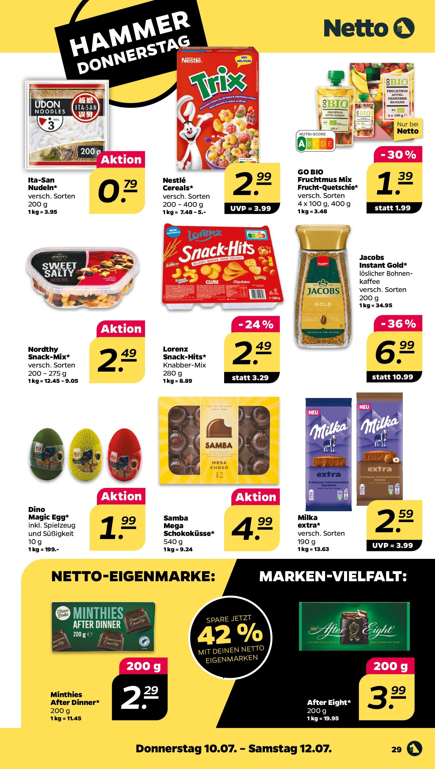 Netto - Netto APS : Wochenangebote ab 06.07.2025 → Angebote nächste Woche | Seite: 31 | Produkte: Kaffee, Äpfel, Milka