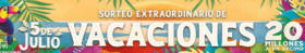 Sorteo extraordinario de vacaciones