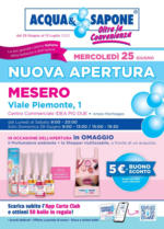 Acqua & Sapone Nuova Apertura - al 13.07.2025