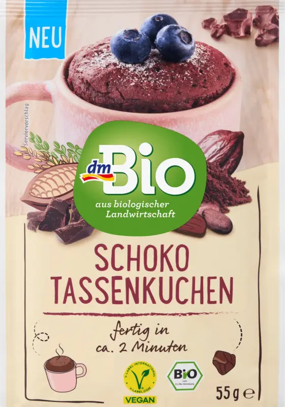 dmBio Tassenkuchen Schoko