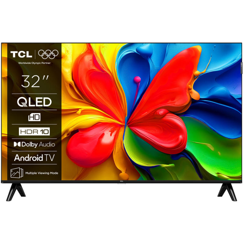 Телевизор TCL 32S41K QLED SMART TV, ANDROID TV, 32.0 ", 80.0 см