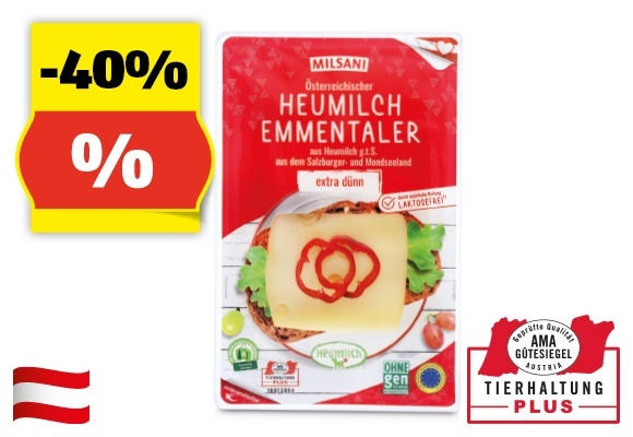 MILSANI Emmentaler Scheiben, 200 g