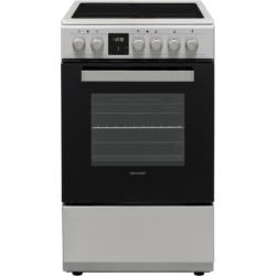 Готварска печка (ток) Sharp KF-56FVDT22IMK-EU , INOX , Керамични