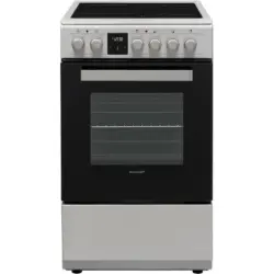Готварска печка (ток) Sharp KF-56FVDT22IMK-EU , INOX , Керамични