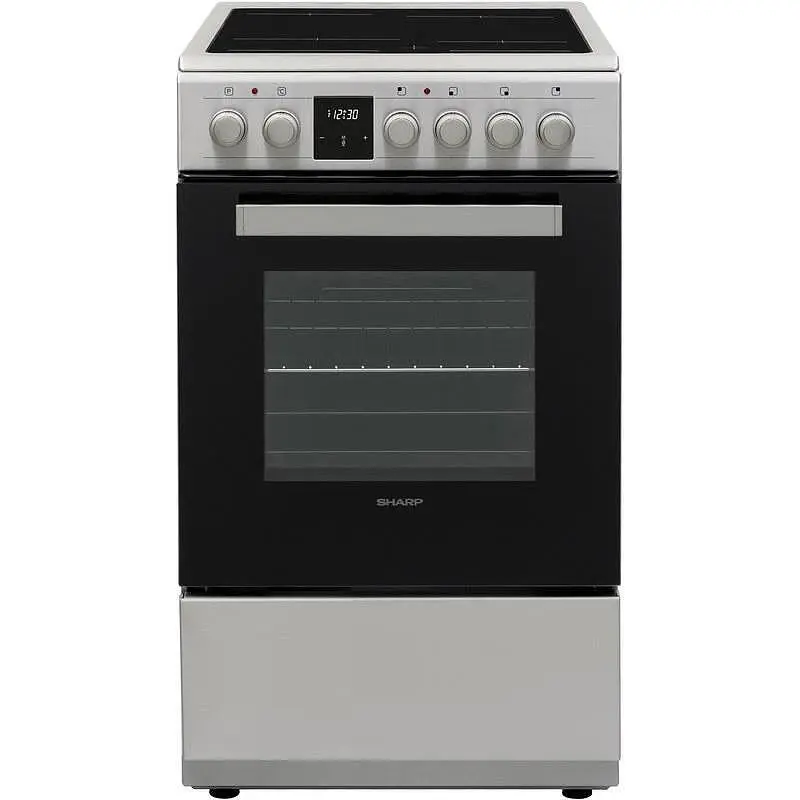 Готварска печка (ток) Sharp KF-56FVDT22IMK-EU , INOX , Керамични