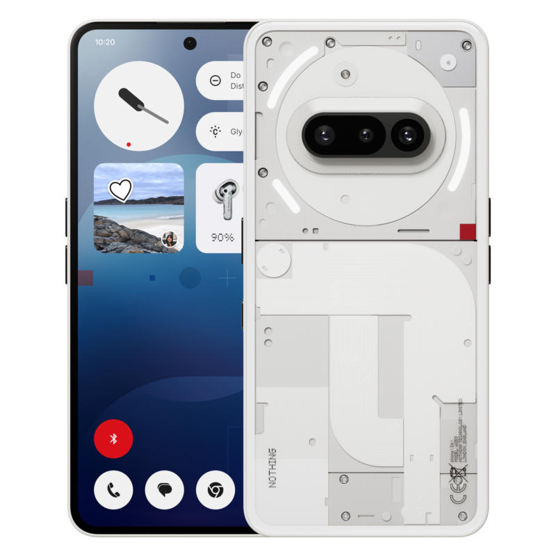Смартфон Nothing Phone (3a) 256/12 WHITE , 12 GB, 256 GB