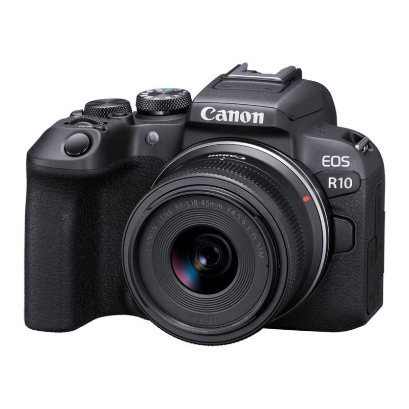 Безогледален фотоапарат CANON EOS R10+RF-S 18-45 IS STM 24.2 MPx, WI-FI, MIRRORLESS