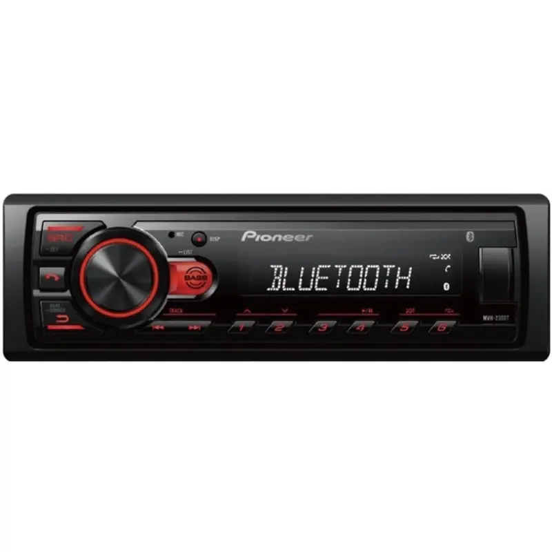 Авто Ресийвър PIONEER MVH-230BT BLUETOOTH, 4 X 50 W, USB