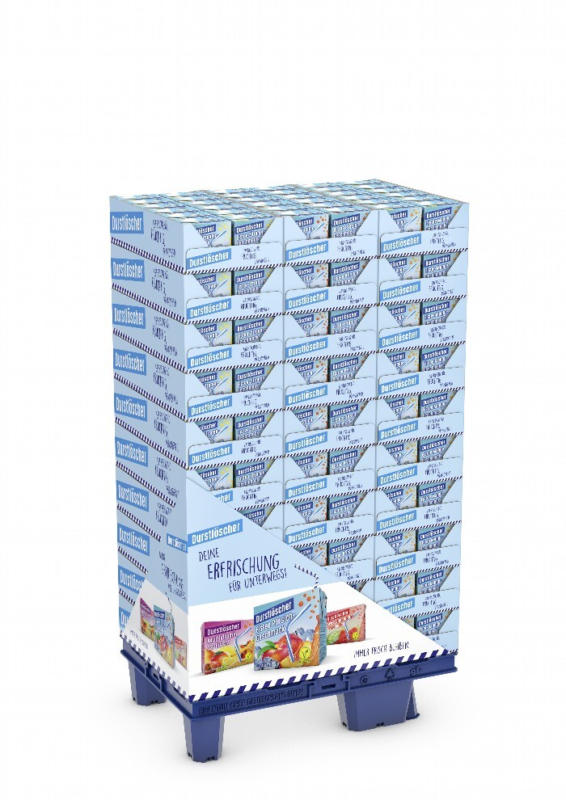 Display Durstlöscher Eistee, 3 Sorten, 360 x 0,5l