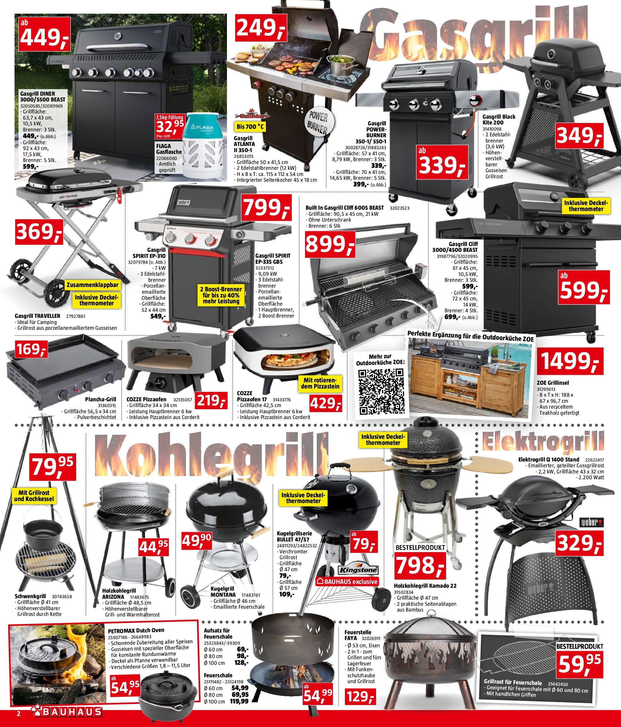 Bauhaus Prospekt aktuell von 09.07.2025 - Aktuelle Angebote | Seite: 2 | Produkte: Grill, Thermometer