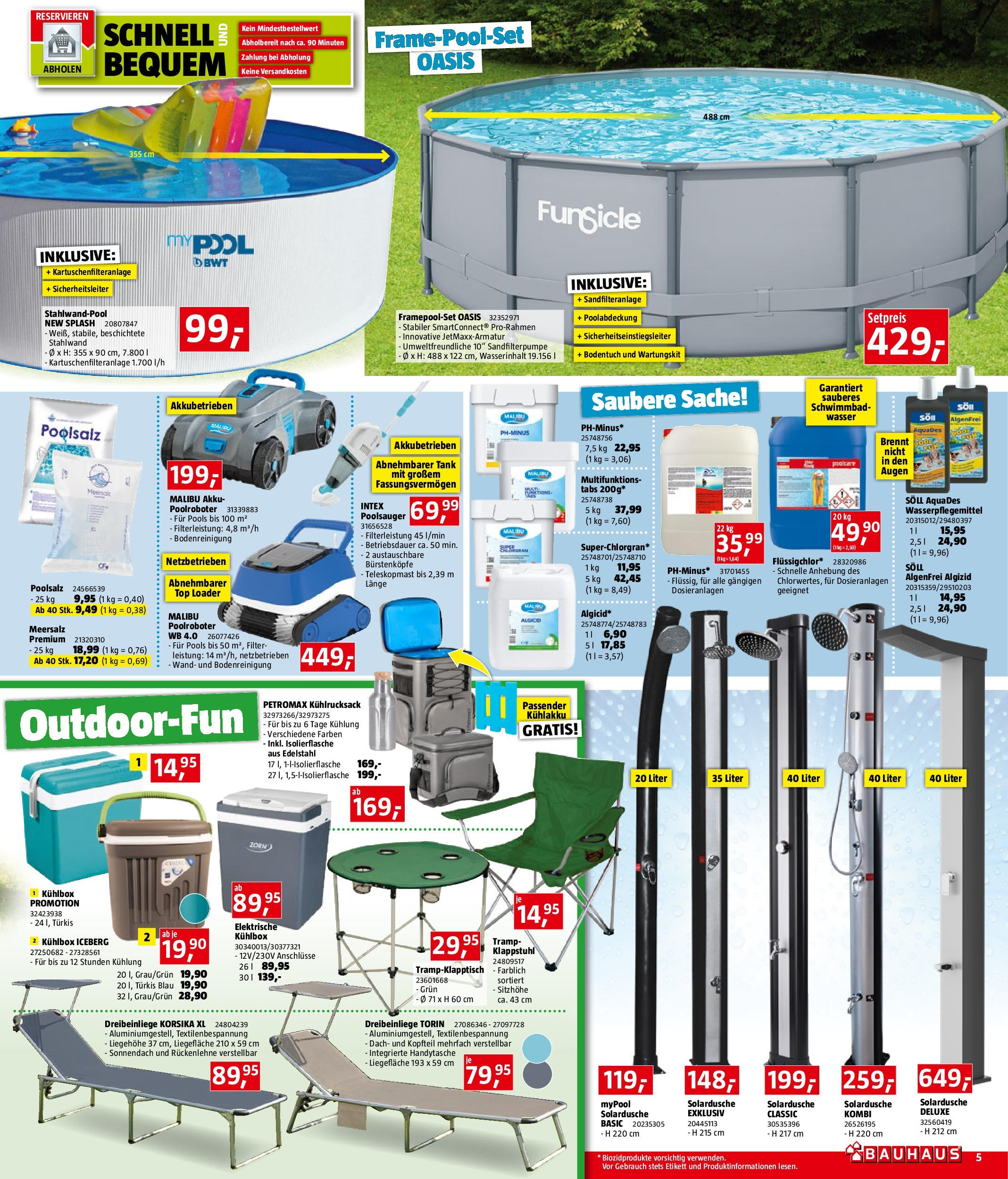 Bauhaus Prospekt aktuell von 09.07.2025 - Aktuelle Angebote | Seite: 5 | Produkte: Wasser