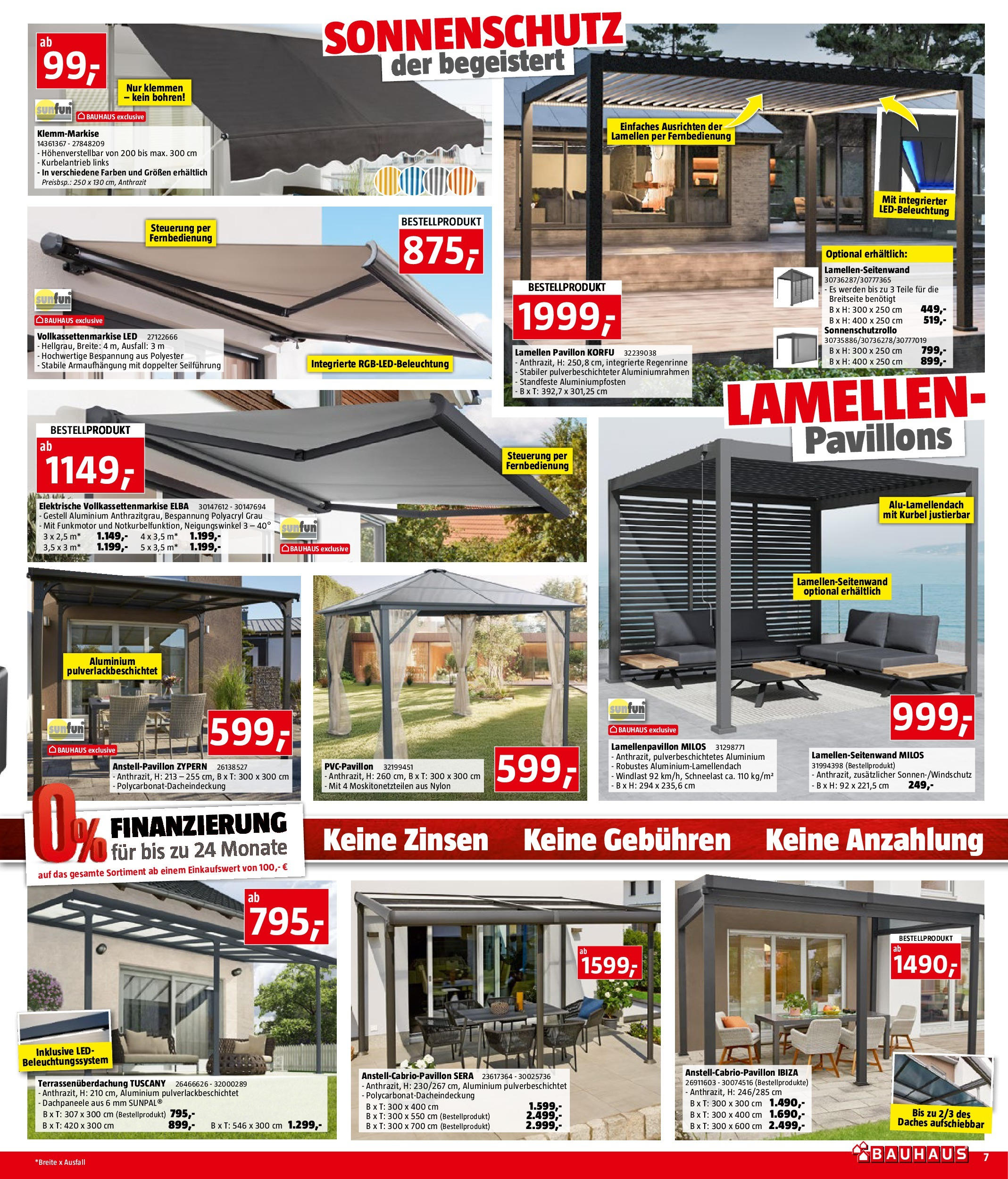 Bauhaus Prospekt aktuell von 09.07.2025 - Aktuelle Angebote | Seite: 7